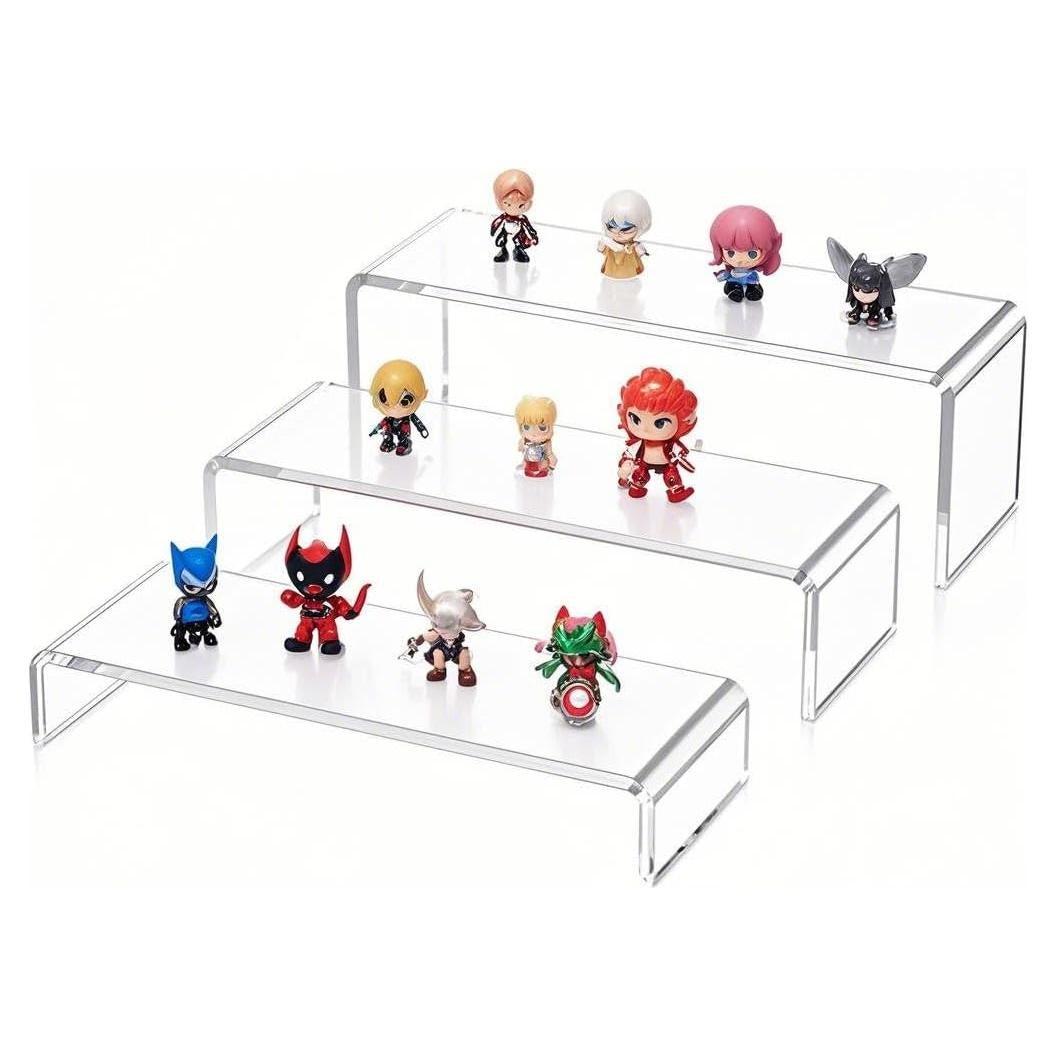 Soportes de Exhibición Acrílicos Acina 3Pcs 22.86x10.16cm