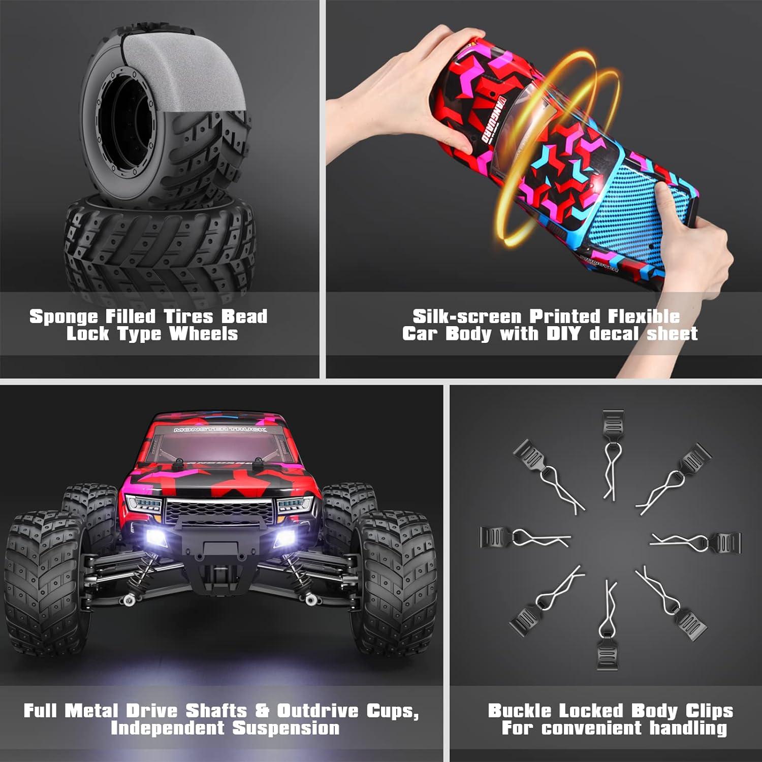 Camión RC 1:12 Haiboxing 903 38 km/h 4WD Todo Terreno