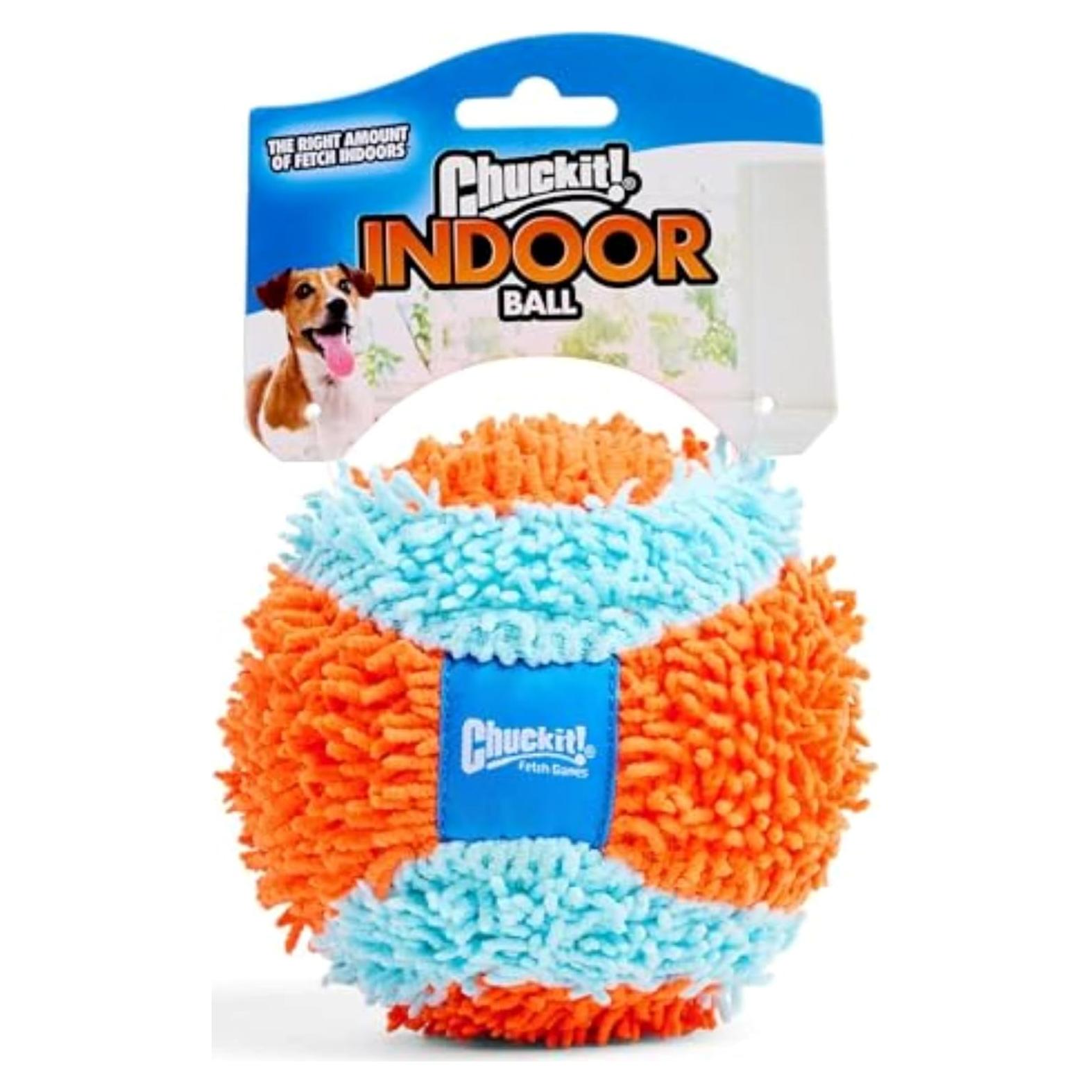 Pelota Chuckit! Fetch Interior para Perros 12 cm Naranja/Azul