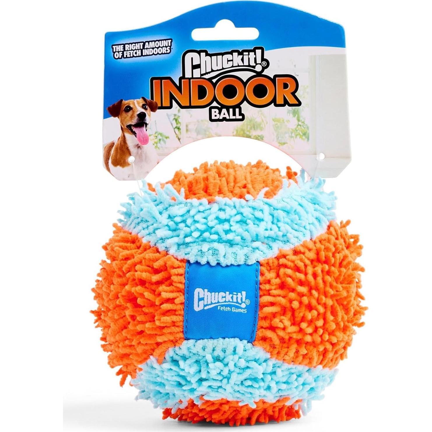 Pelota Chuckit! Fetch Interior para Perros 12 cm Naranja/Azul