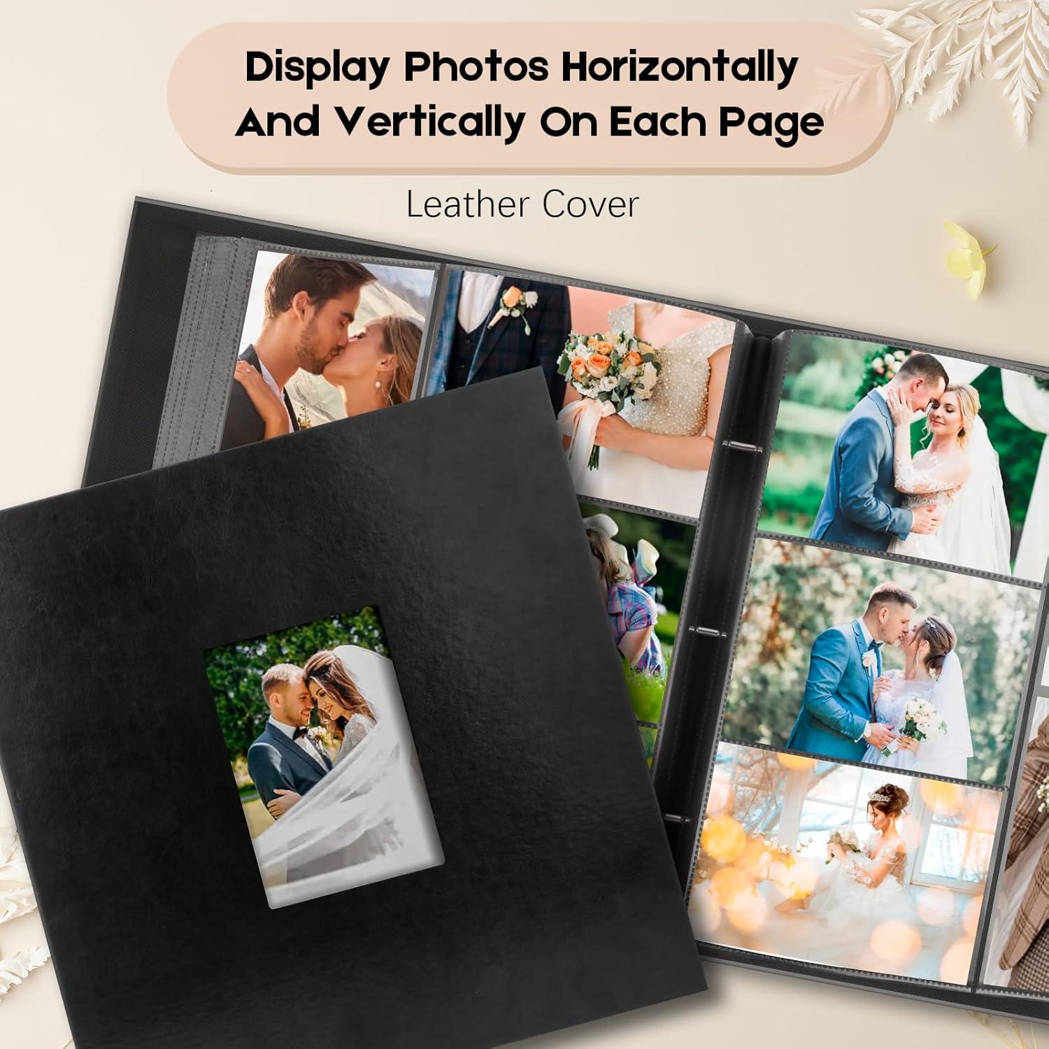 Álbum de Fotos Veicevol 1000 Bolsillos 4x6 Negro