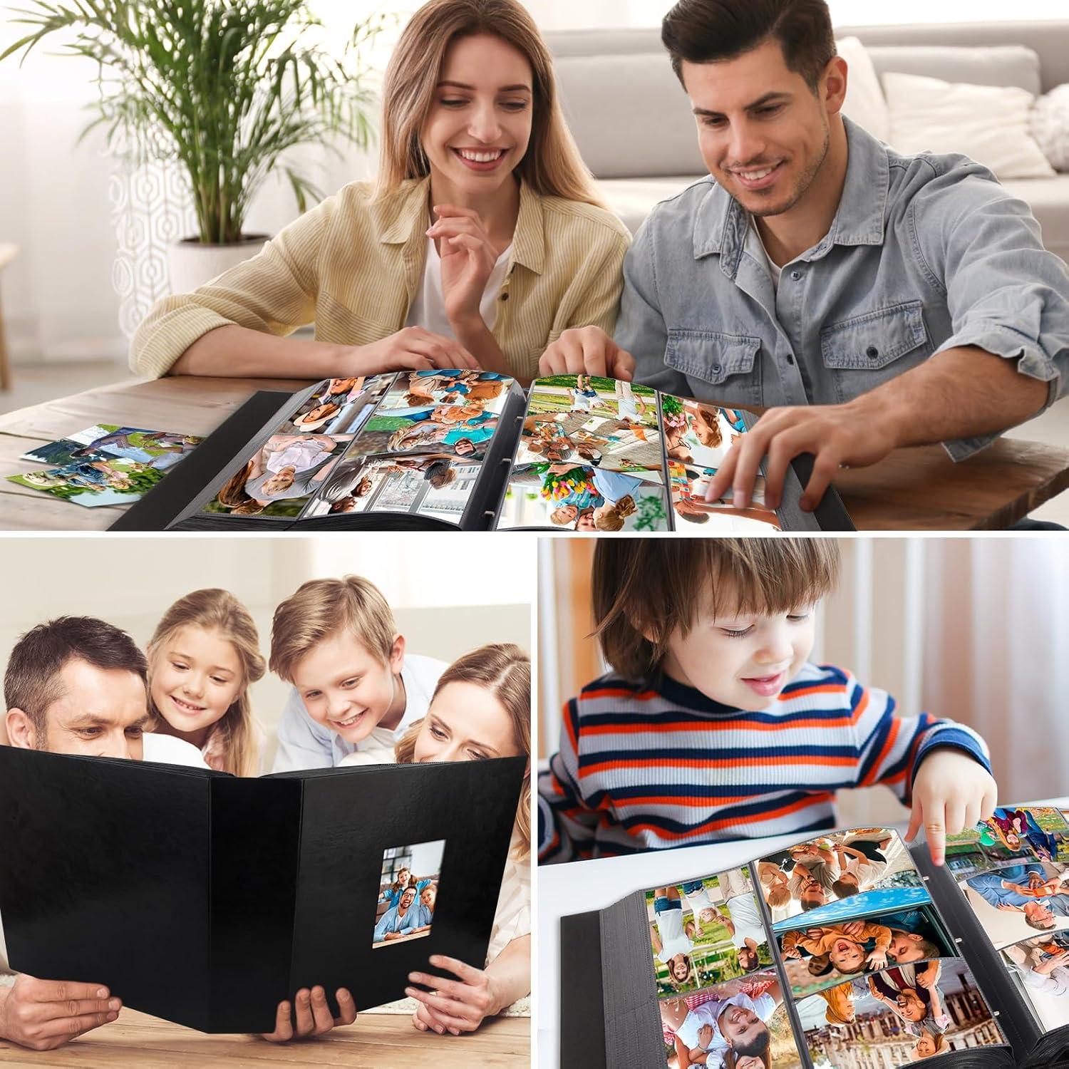 Álbum de Fotos Veicevol 1000 Bolsillos 4x6 Negro