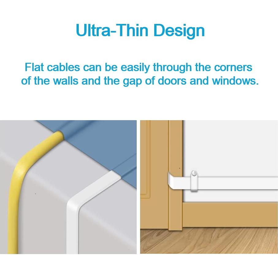 Adaptador de Corriente y Cable de Carga Magnético 8m JJMASEE para Arlo Pro 3/4/5S/Ultra