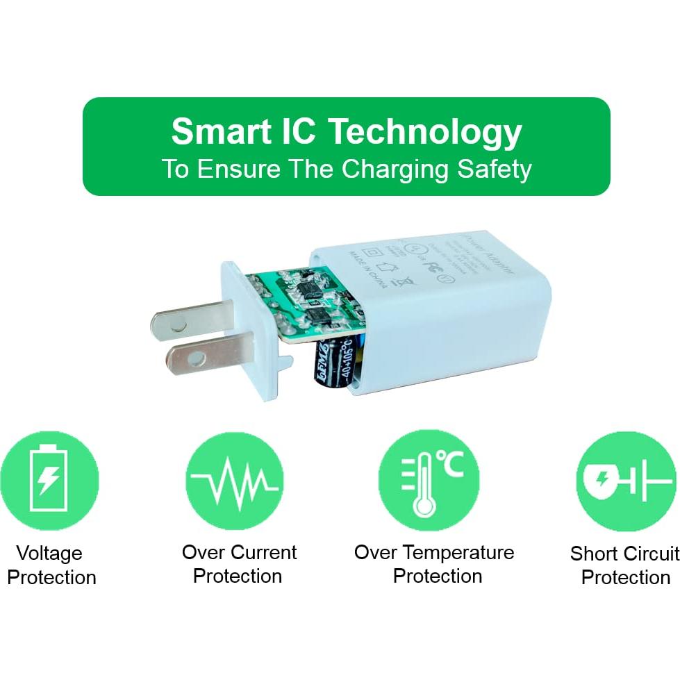 Adaptador de Corriente y Cable de Carga Magnético 8m JJMASEE para Arlo Pro 3/4/5S/Ultra