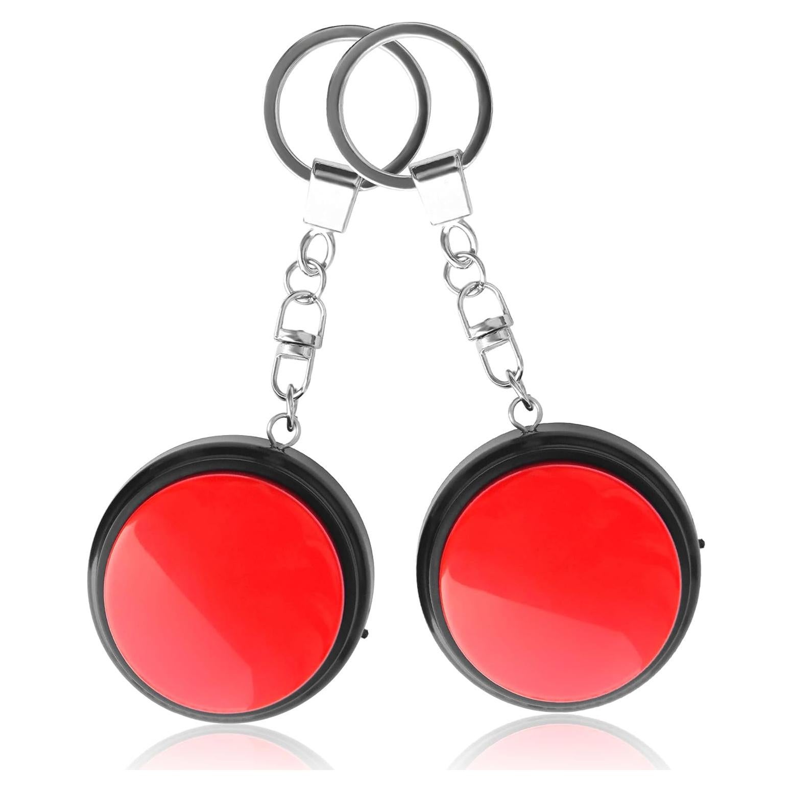 Botón Hablante Grabable 20s Henan - Paquete de 2 Rojo y Negro