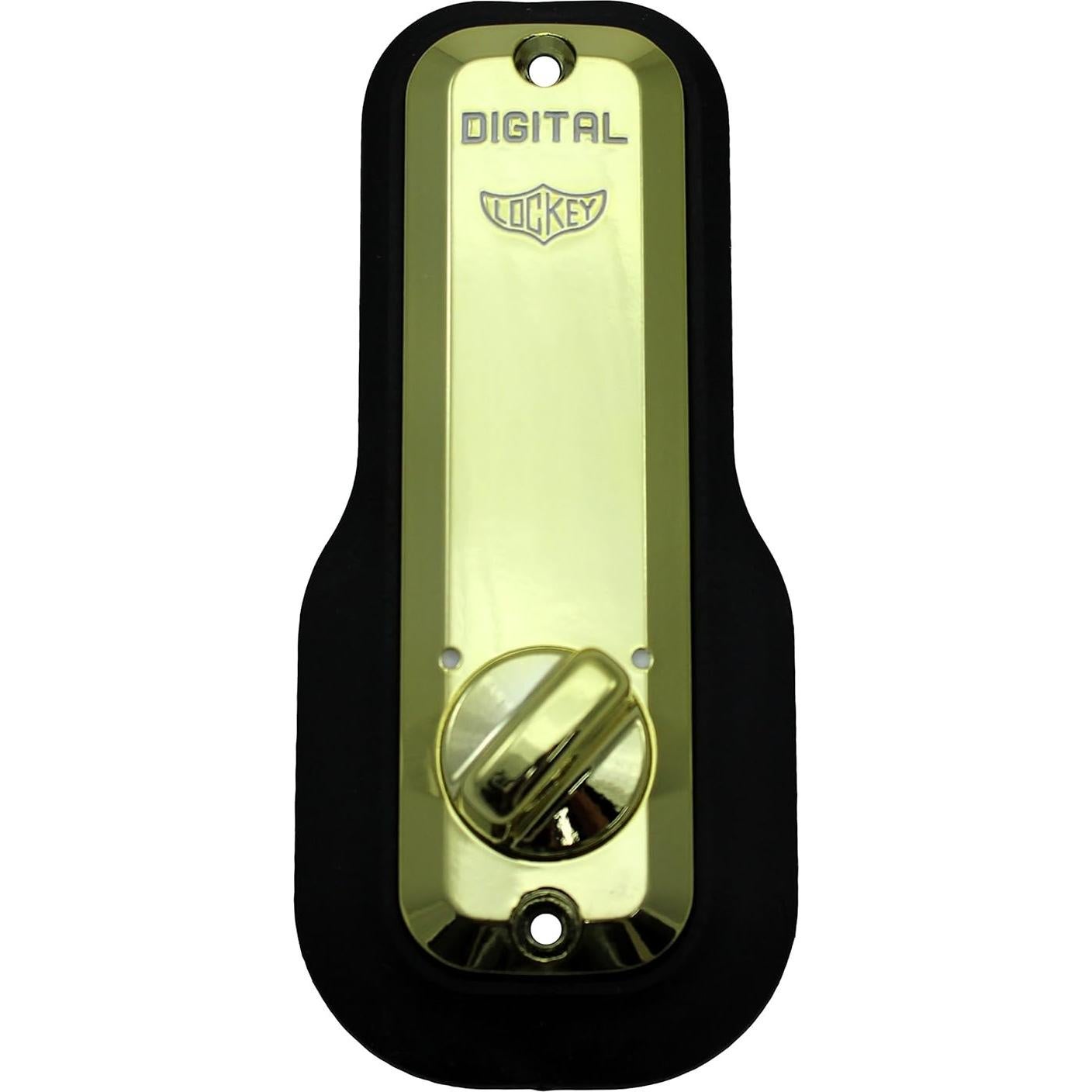 Cerradura Digital Mecánica LockeyUSA M210 Latón Brillante