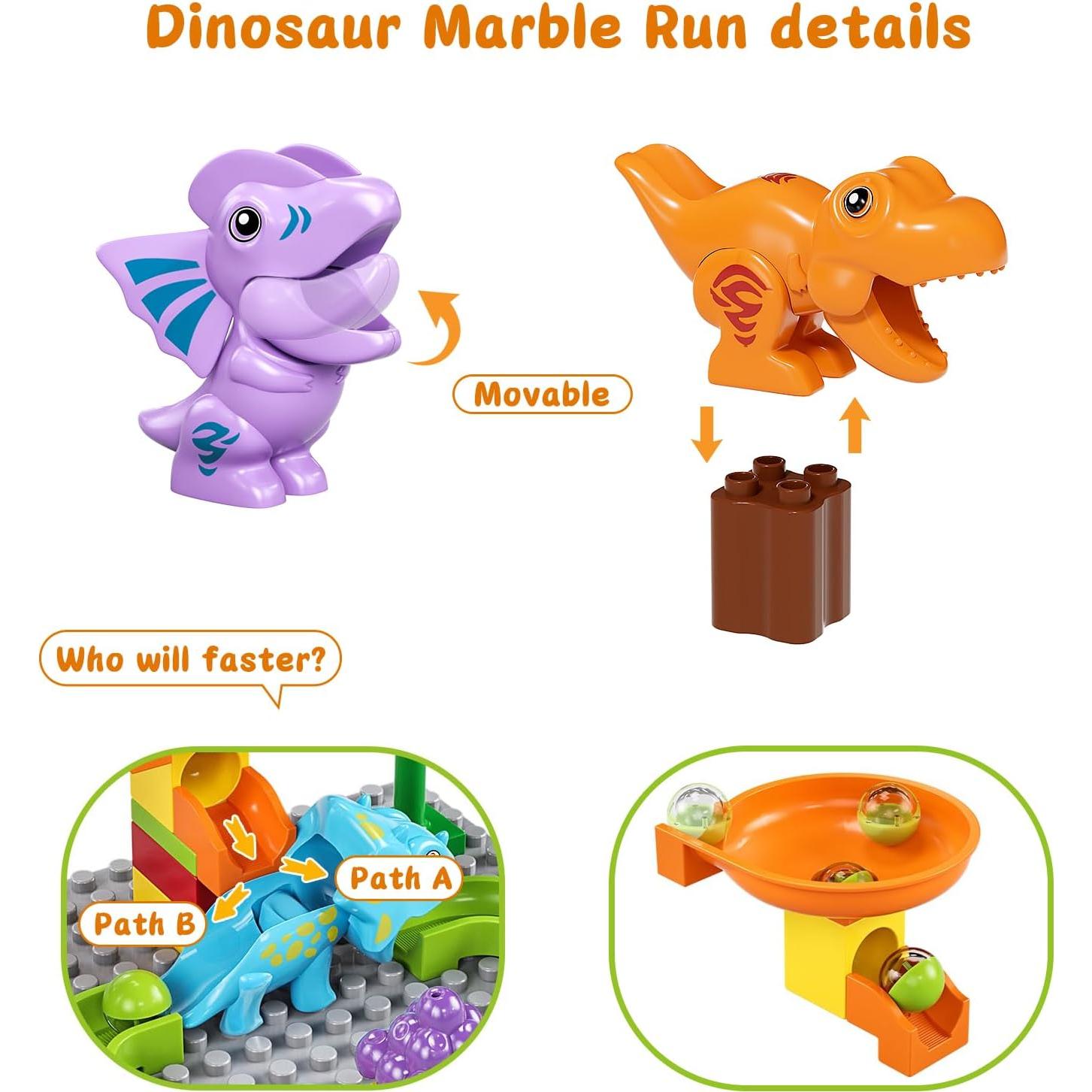 Bloques de Construcción Burgkidz Dinosaurios 67PCS Juguete STEM