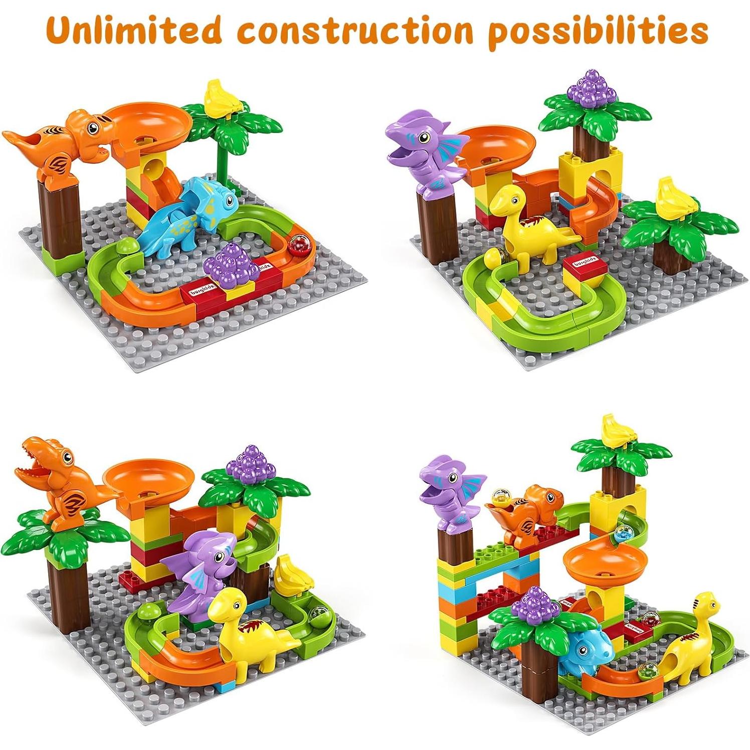 Bloques de Construcción Burgkidz Dinosaurios 67PCS Juguete STEM