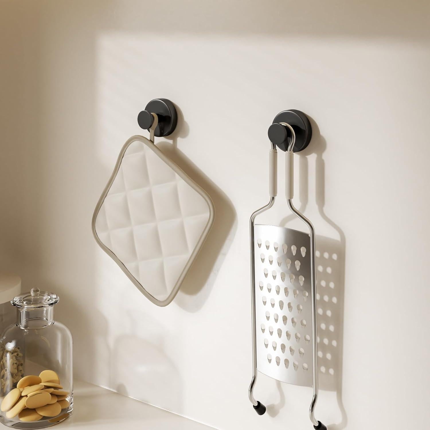 Ganchos de Ventosa CHIKESI para Ducha y Baño - Soporta 6.8 kg