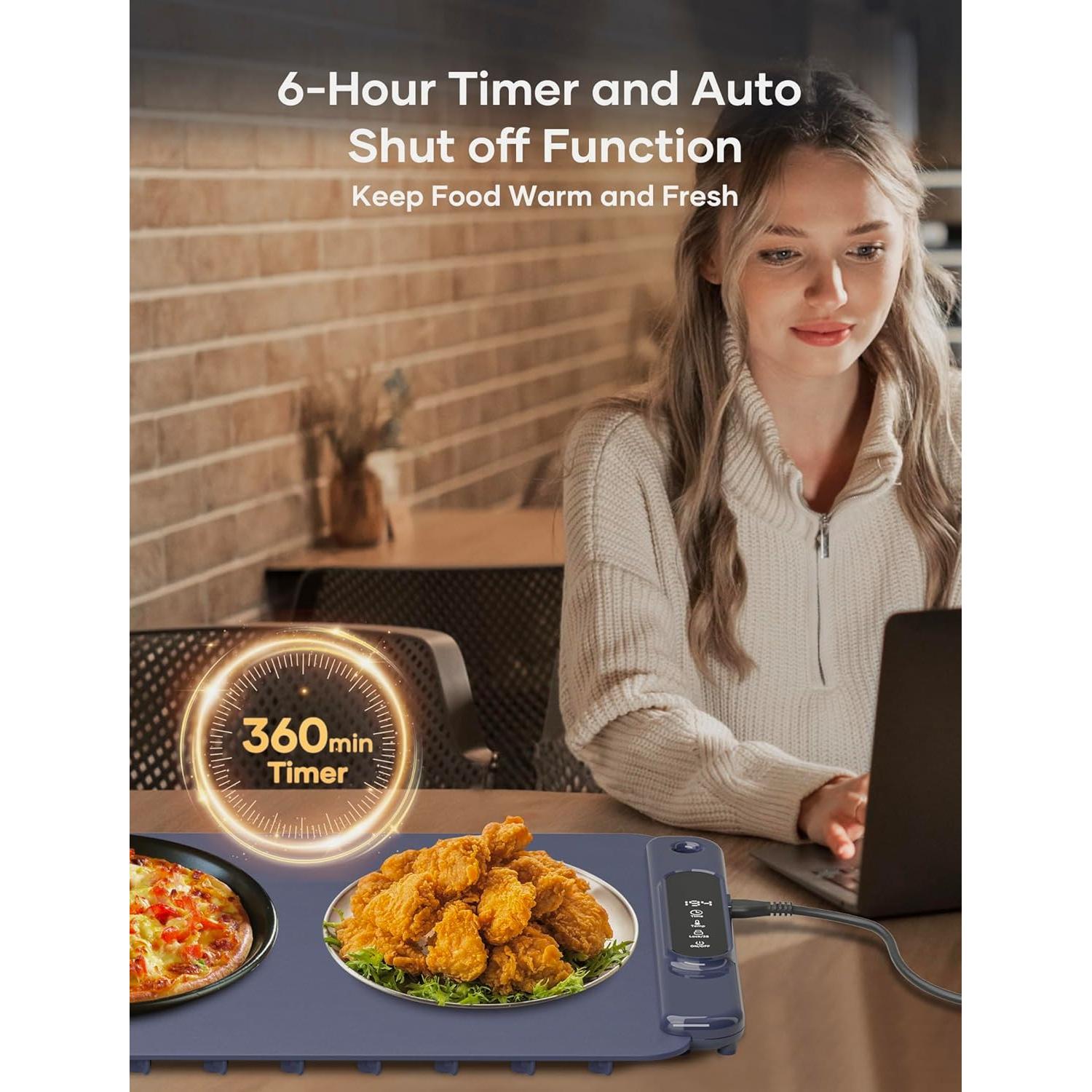 Alfombrilla Calentadora Eléctrica Viemon FWM-01B 300W Azul