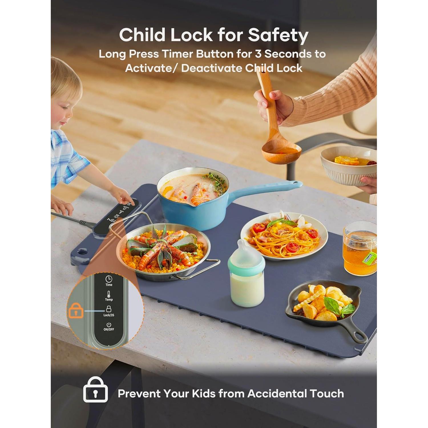 Alfombrilla Calentadora Eléctrica Viemon FWM-01B 300W Azul