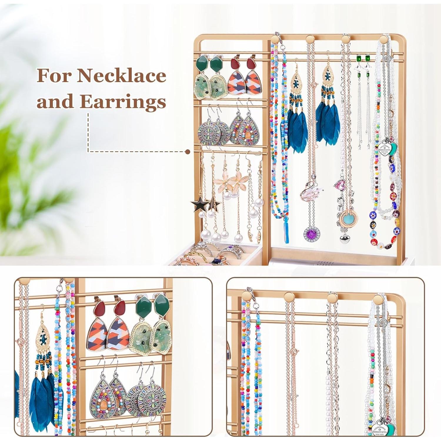 Soporte de Joyería Teamkio en Forma de Árbol con Caja Blanca