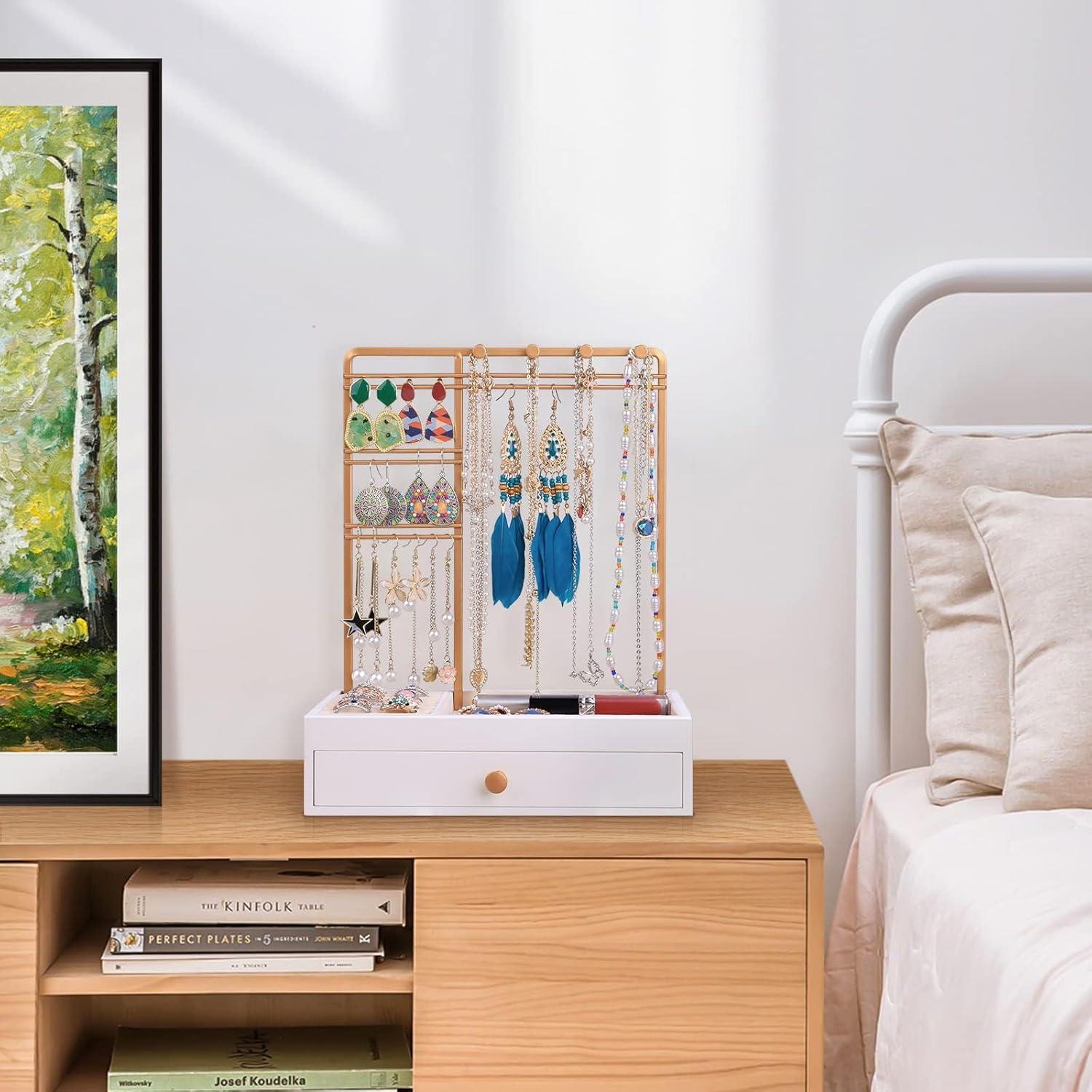 Soporte de Joyería Teamkio en Forma de Árbol con Caja Blanca