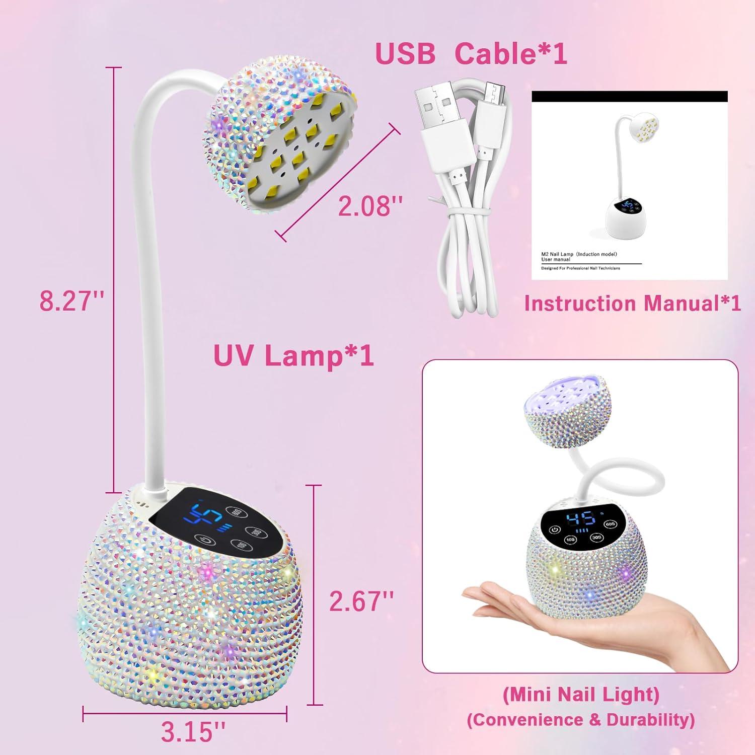 Lámpara de Uñas UV LED CGBE M2-UV 36W Inalámbrica 4 Modos