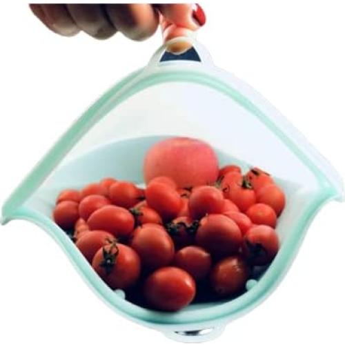 Bolsas de Silicona Reutilizables 3R - 3 Tamaños, A prueba de Fugas