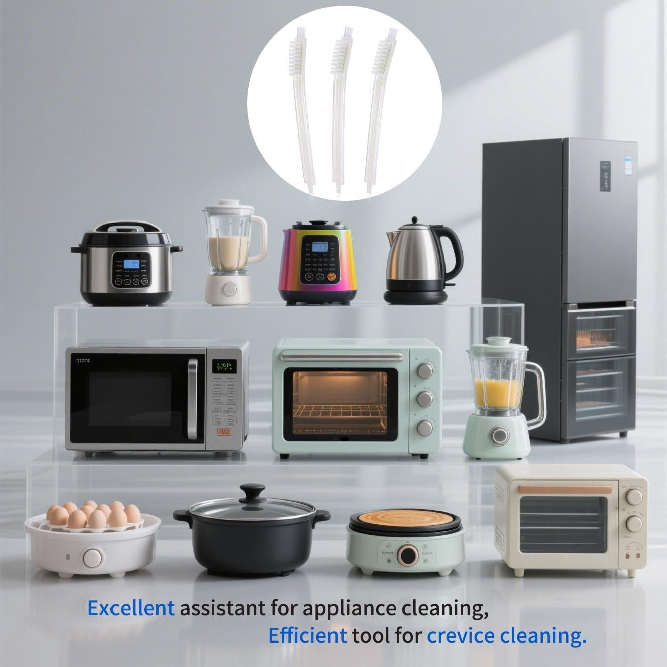 Juego de Cepillos de Limpieza Haniforever - 3 Unidades