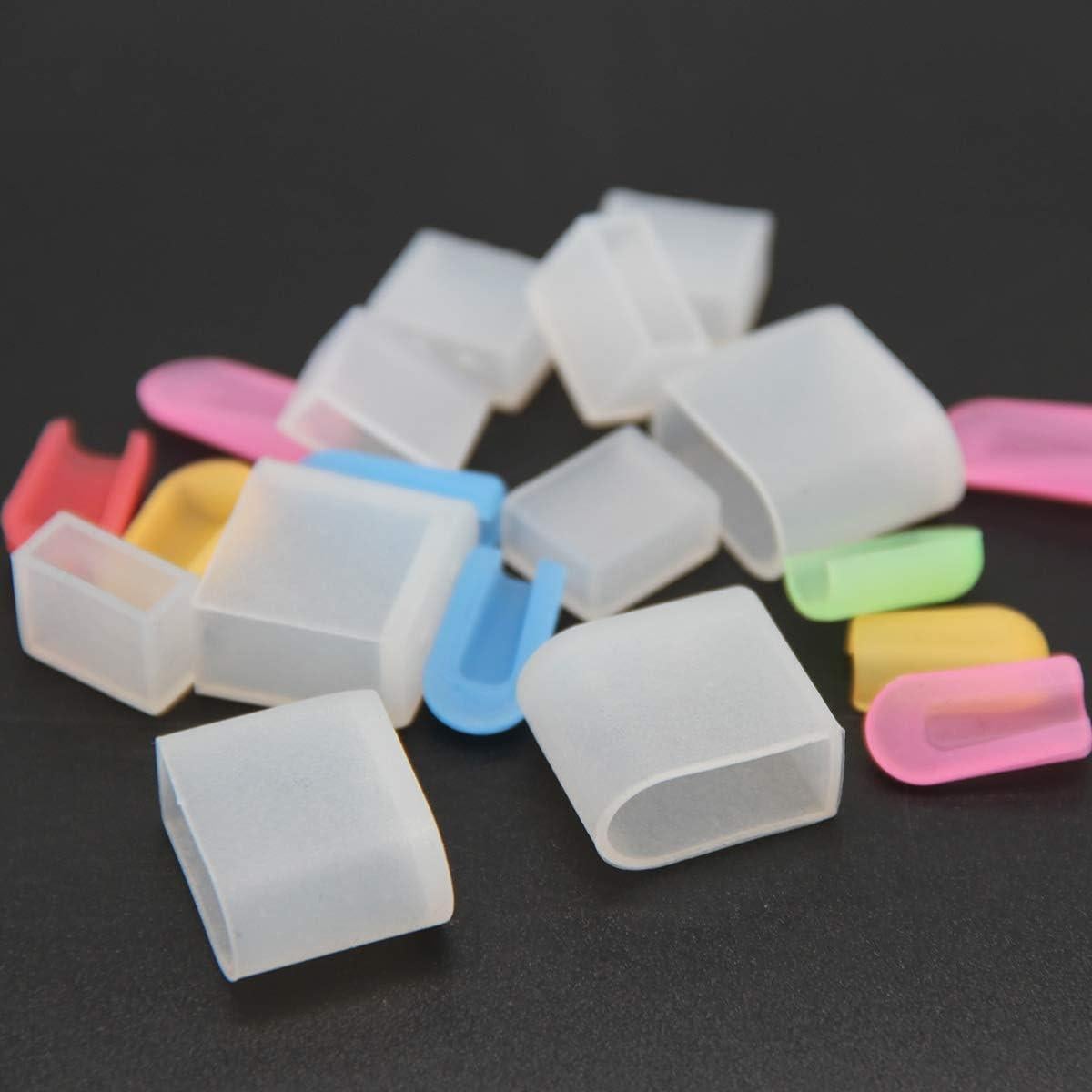 Tapa Final de Silicona 99 Iluminación 200pcs 6x12mm LED