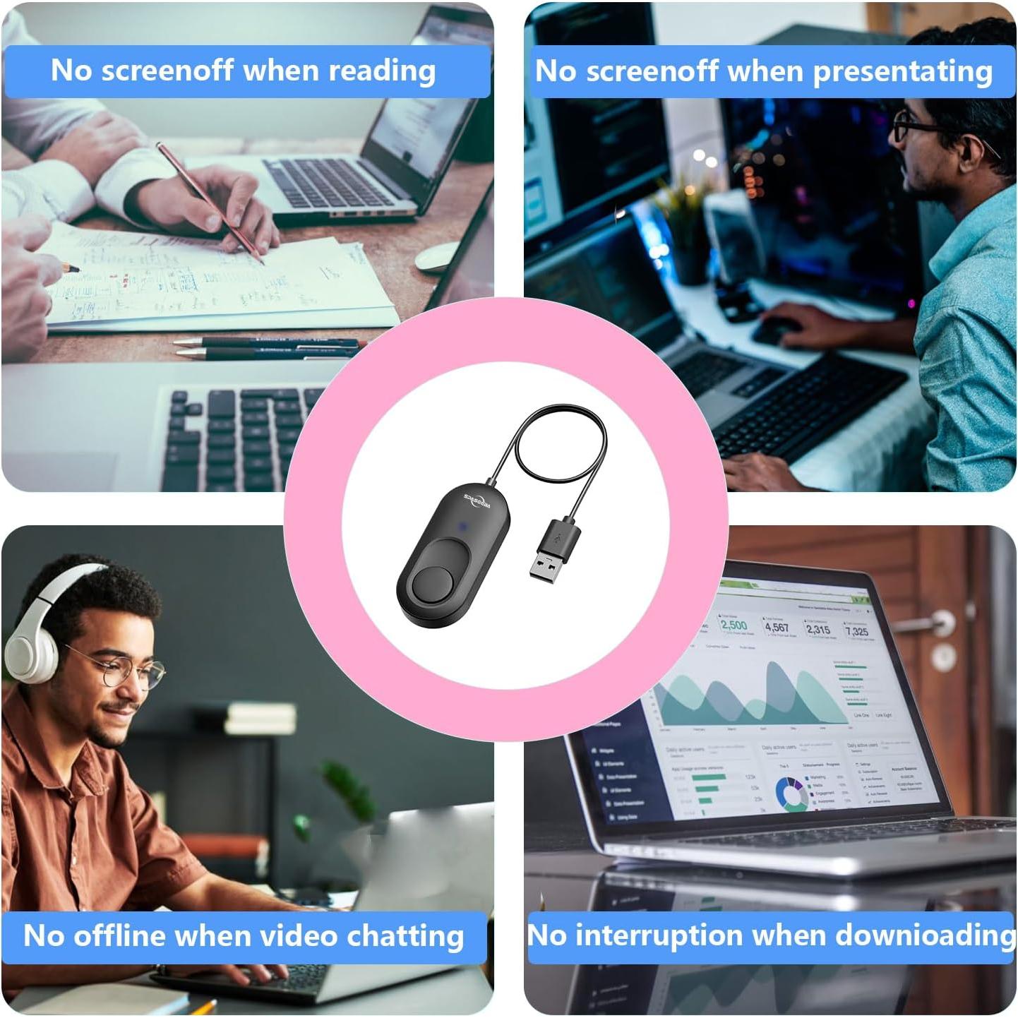 Mover de Ratón USB Automático Vostoktech Indetectable 3 Modos