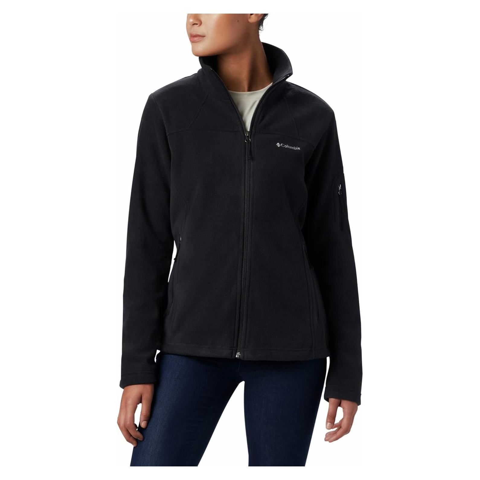 Chaqueta de Forro Polar Columbia para Mujeres - Fast Trek II - Negro