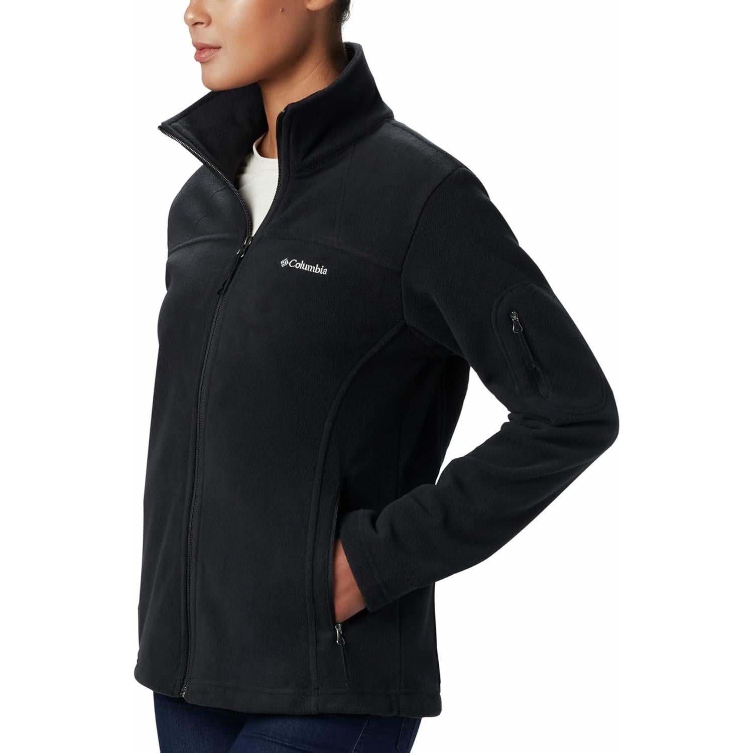 Chaqueta de Forro Polar Columbia para Mujeres - Fast Trek II - Negro