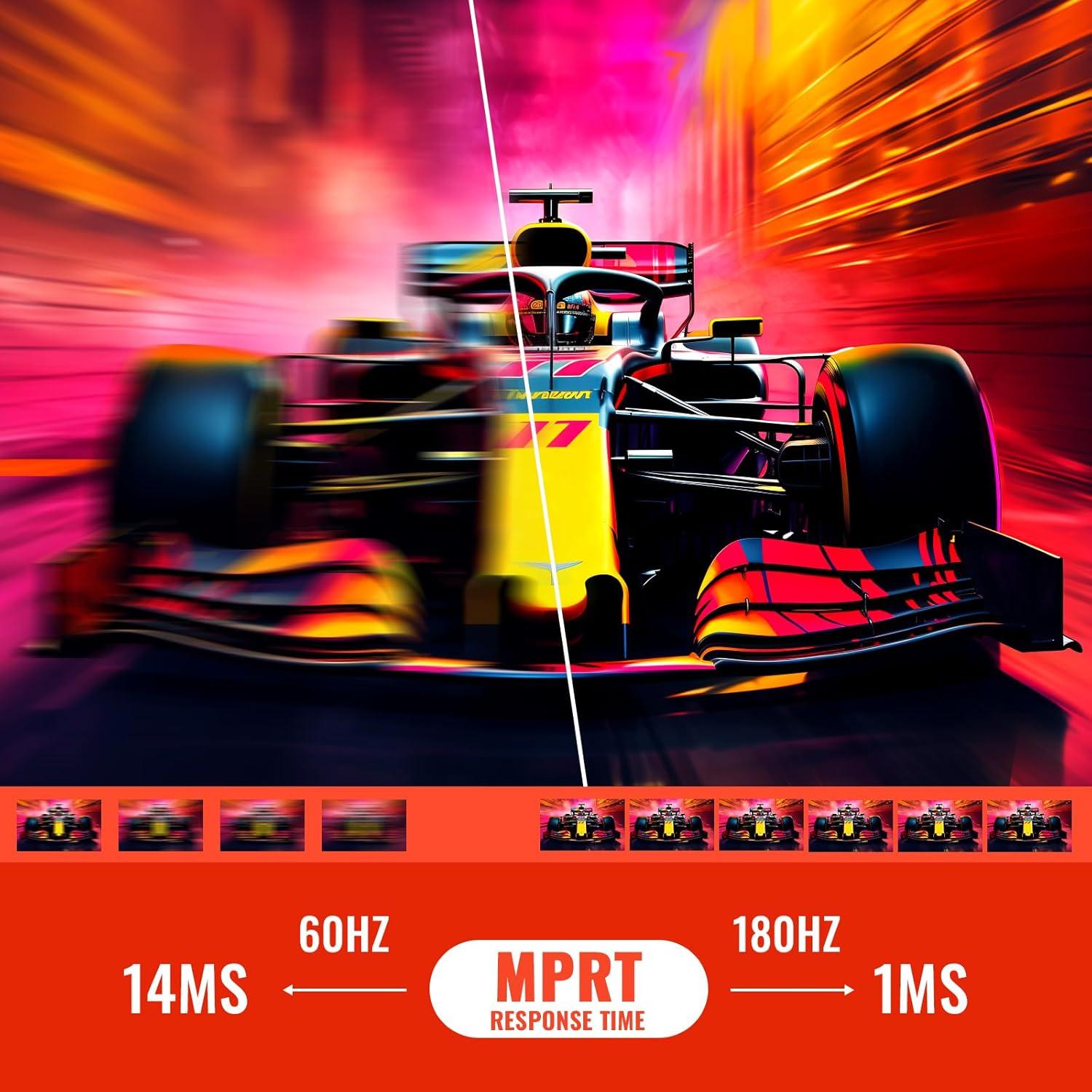 Monitor Gaming SANSUI 24" FHD 180Hz 1ms FreeSync HDR