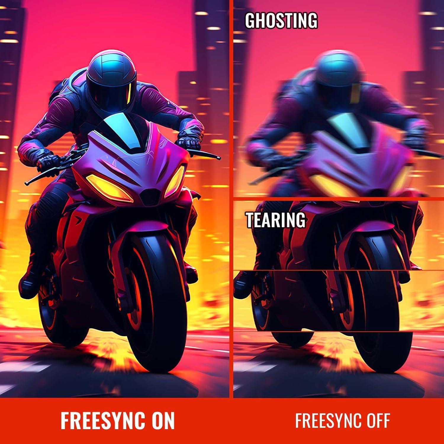 Monitor Gaming SANSUI 24" FHD 180Hz 1ms FreeSync HDR