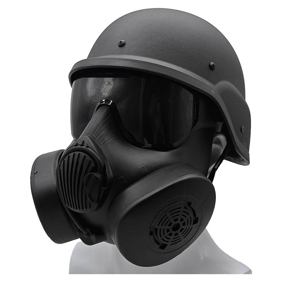 Máscara de Gas Táctica PuddingStation MM04-001 para Airsoft