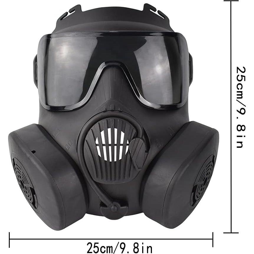 Máscara de Gas Táctica PuddingStation MM04-001 para Airsoft