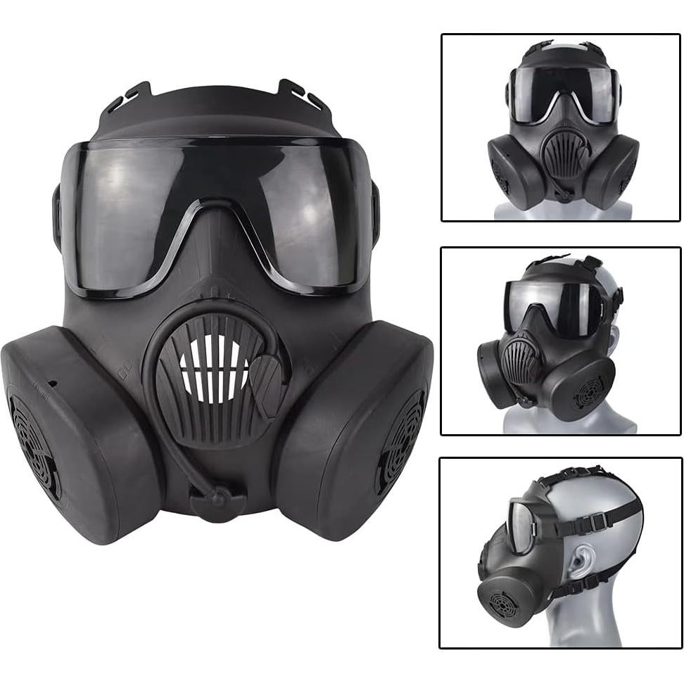 Máscara de Gas Táctica PuddingStation MM04-001 para Airsoft
