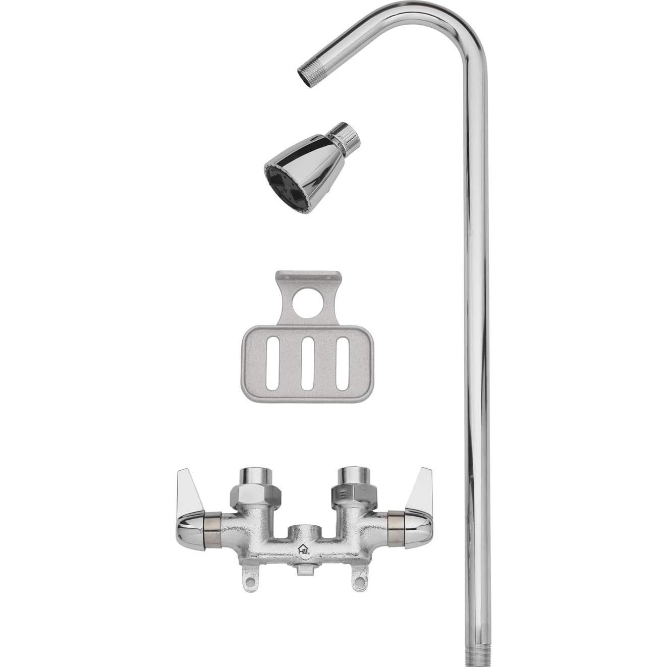 Kit de Cabezal de Ducha Expuesto Homewerks Cromo 1.8 GPM