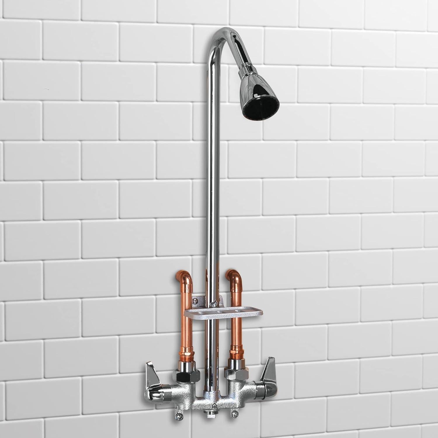 Kit de Cabezal de Ducha Expuesto Homewerks Cromo 1.8 GPM