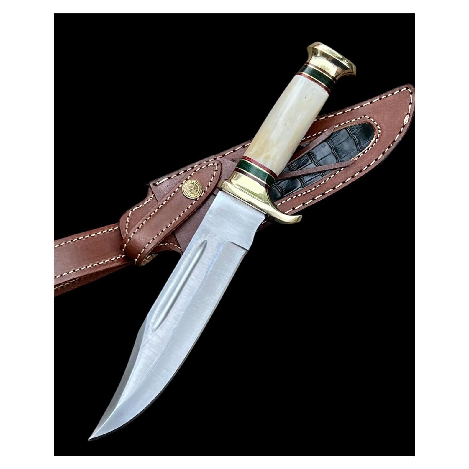 Cuchillo de Caza Poshland REG-225 Acero D2 31.75 cm Mango Hueso