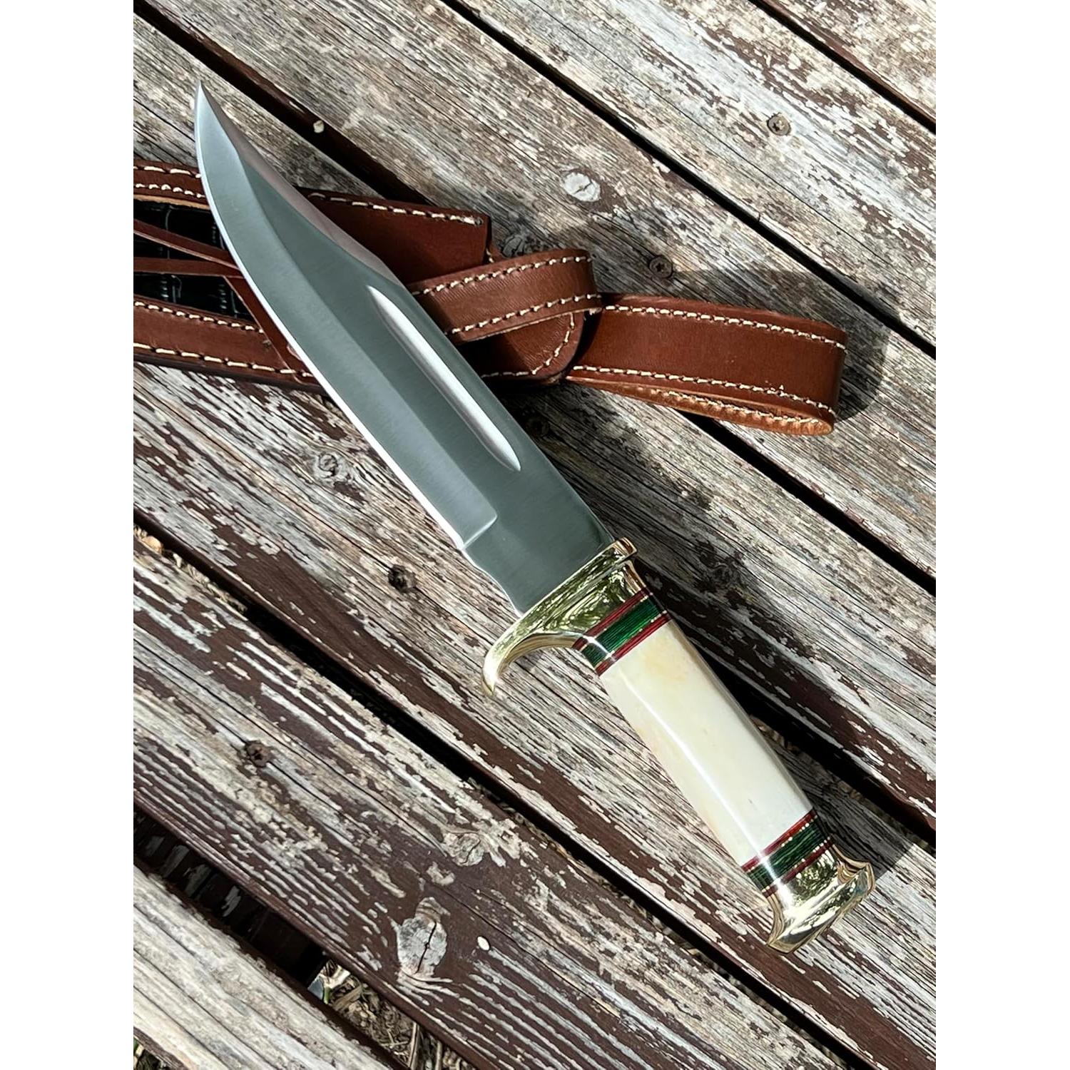 Cuchillo de Caza Poshland REG-225 Acero D2 31.75 cm Mango Hueso