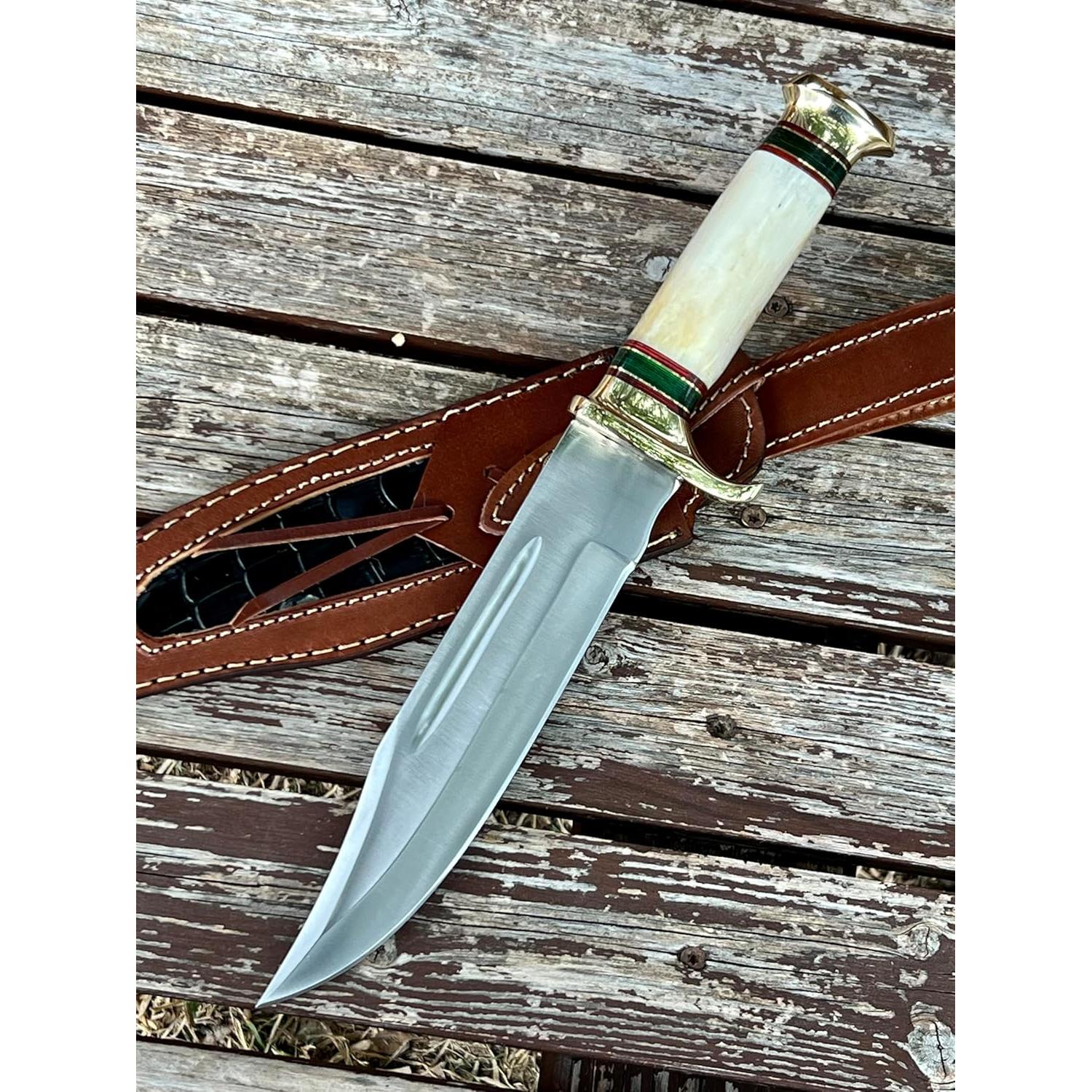 Cuchillo de Caza Poshland REG-225 Acero D2 31.75 cm Mango Hueso