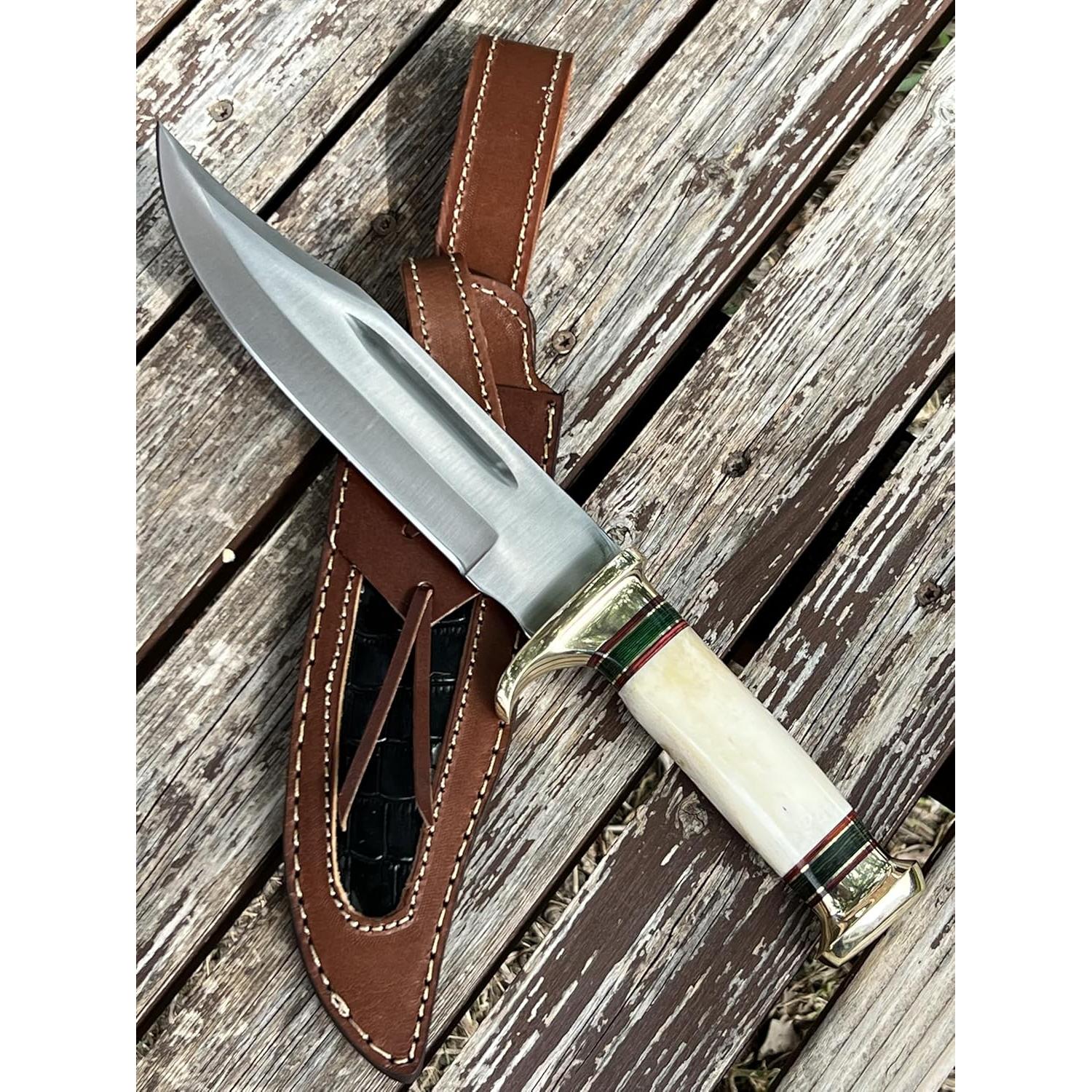 Cuchillo de Caza Poshland REG-225 Acero D2 31.75 cm Mango Hueso