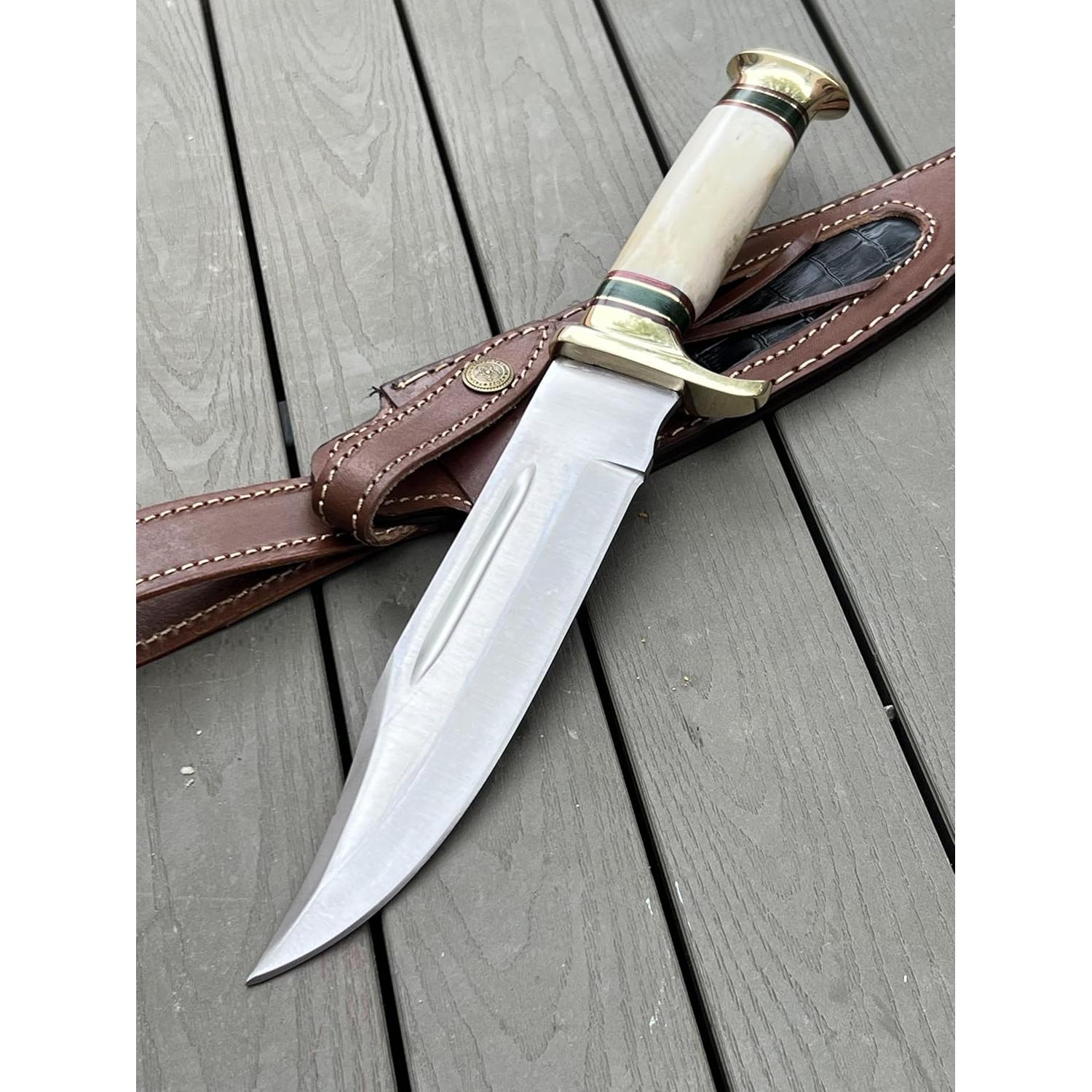 Cuchillo de Caza Poshland REG-225 Acero D2 31.75 cm Mango Hueso