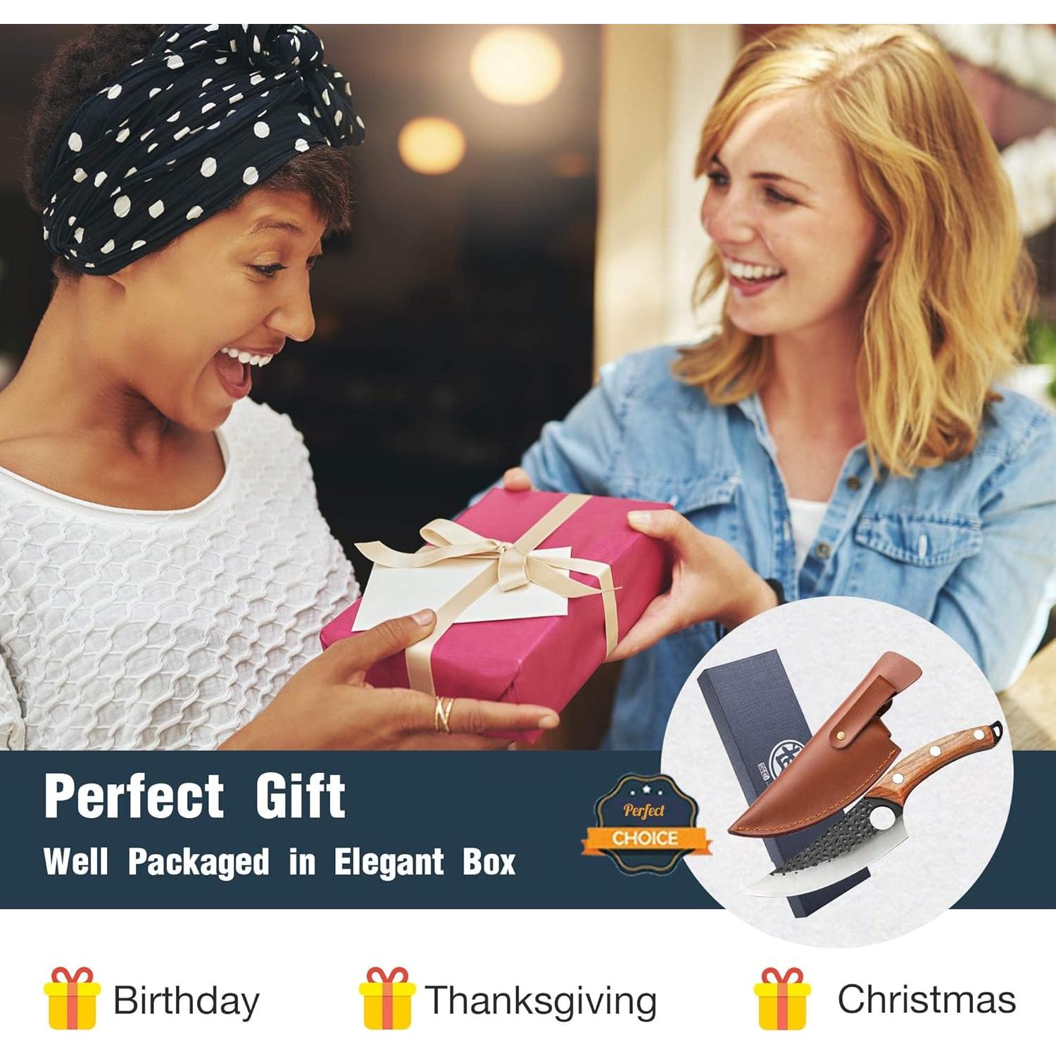 Cuchillo de Carnicero Golden Bird 145mm Acero Alto Carbono