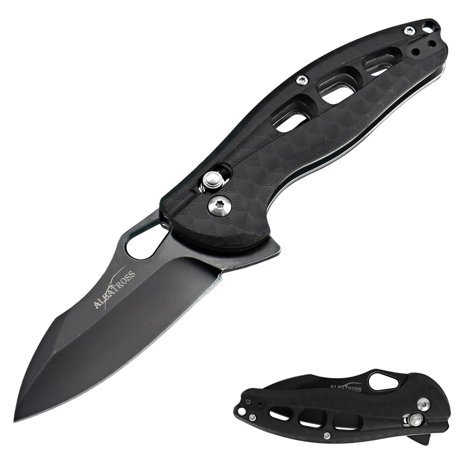 Cuchillo de bolsillo plegable ALBATROSS FK036BC-BK 7.62 cm