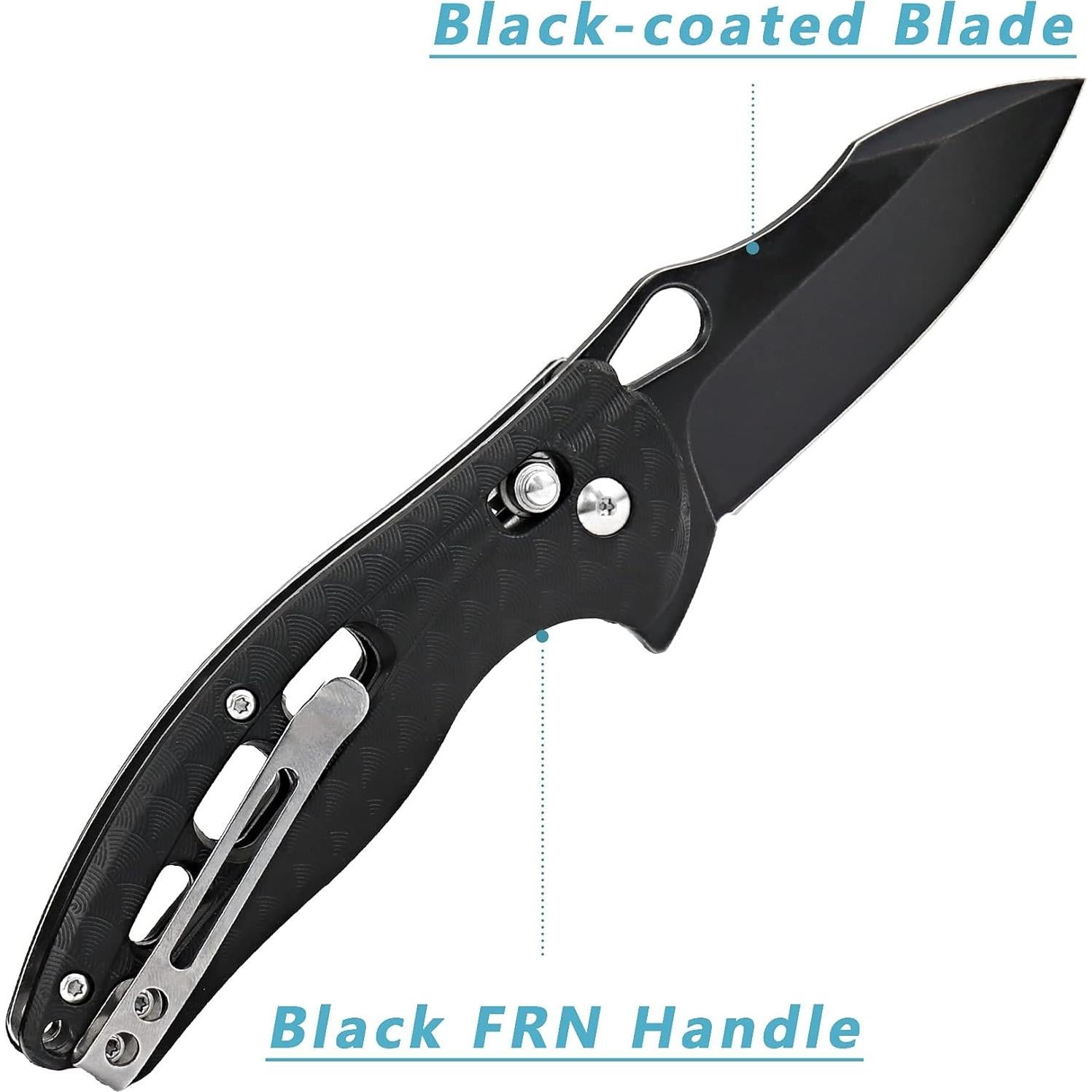 Cuchillo de bolsillo plegable ALBATROSS FK036BC-BK 7.62 cm