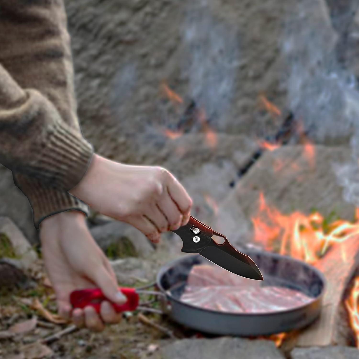 Cuchillo de bolsillo plegable ALBATROSS FK036BC-BK 7.62 cm