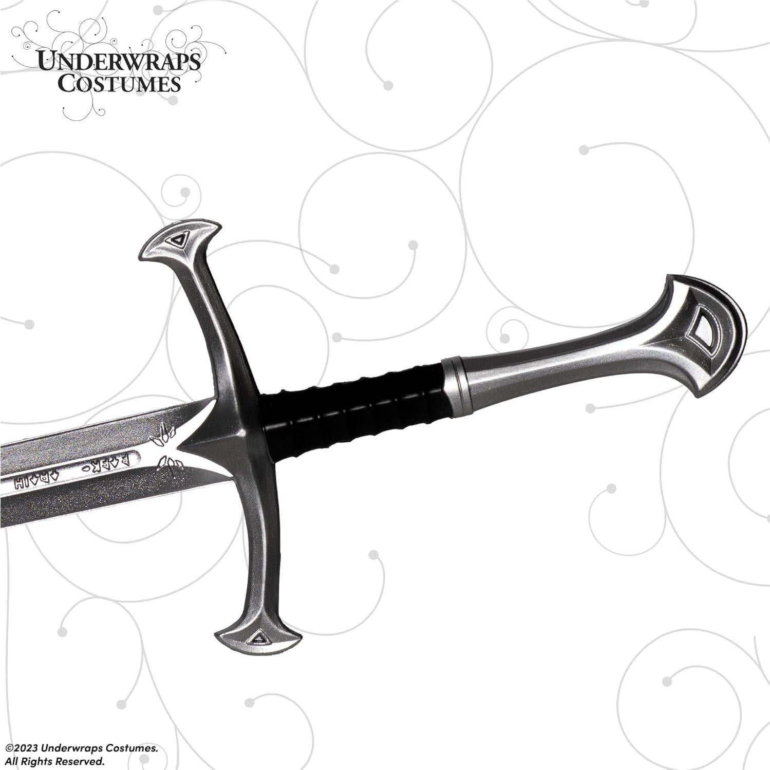 Espada de Espuma Underwraps con Pommel Curvado 28 cm