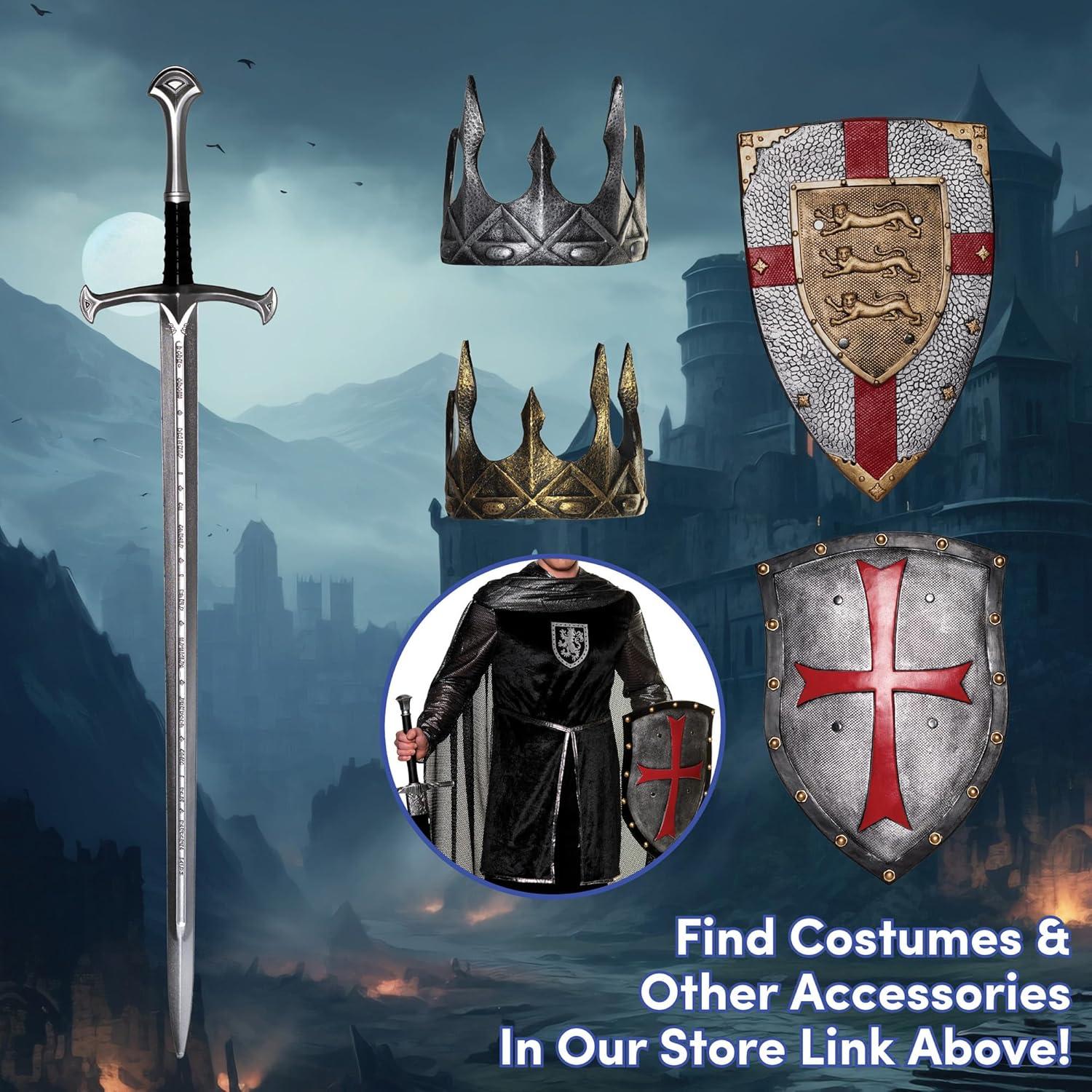 Espada de Espuma Underwraps con Pommel Curvado 28 cm