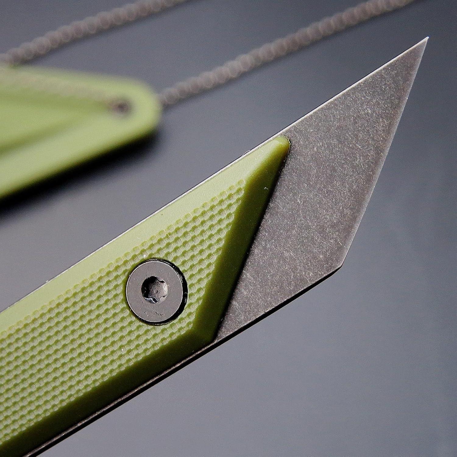 Cuchillo Fijo Ccanku C1146 EDC 440C Mango G10 Verde Militar