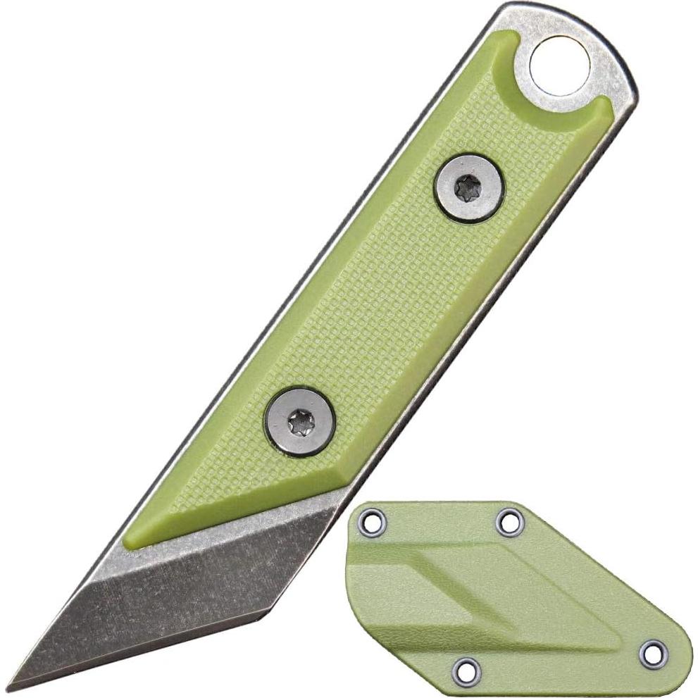 Cuchillo Fijo Ccanku C1146 EDC 440C Mango G10 Verde Militar