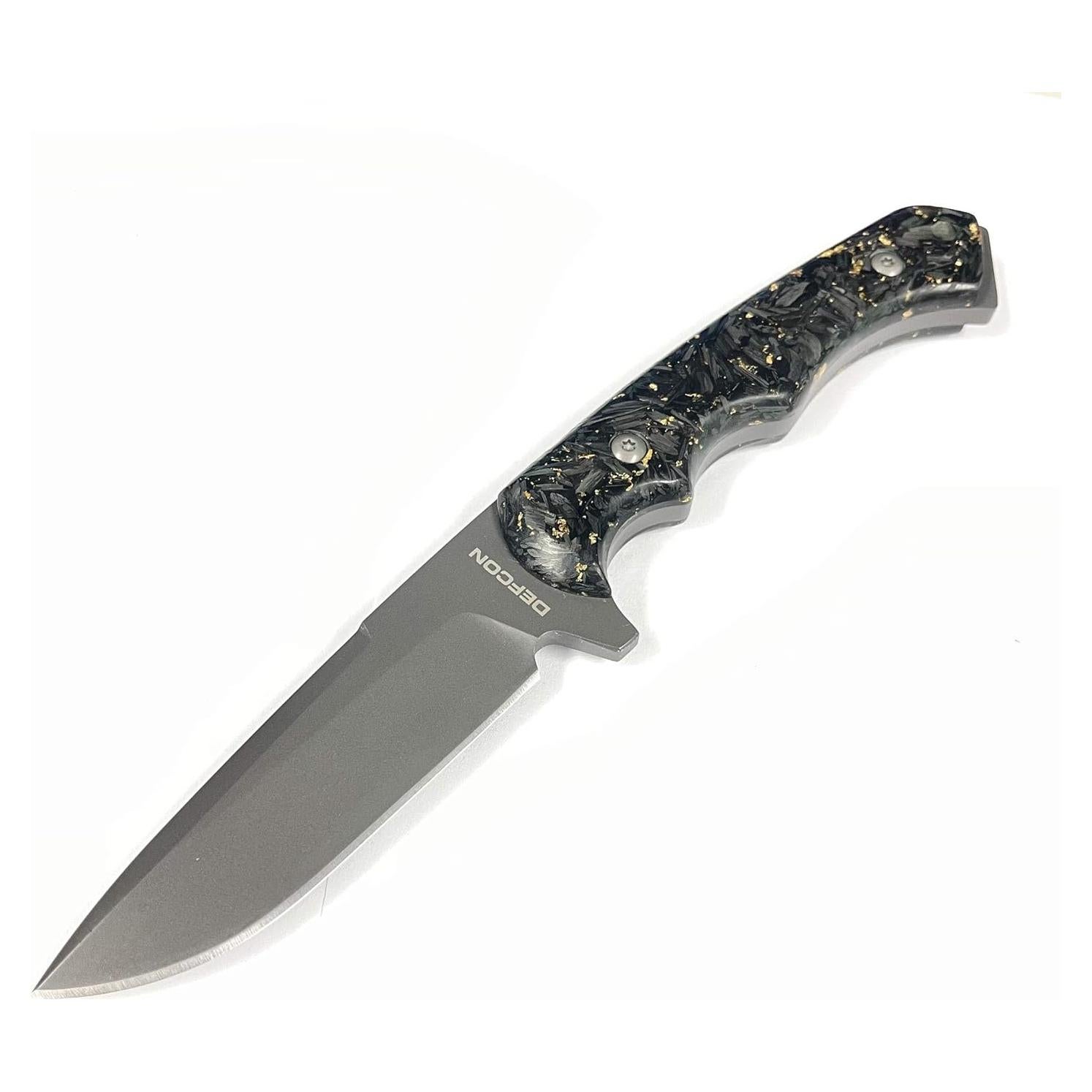 Cuchillo de Caza DEFCON TD007 Acero D2 10.16 cm con Funda Kydex