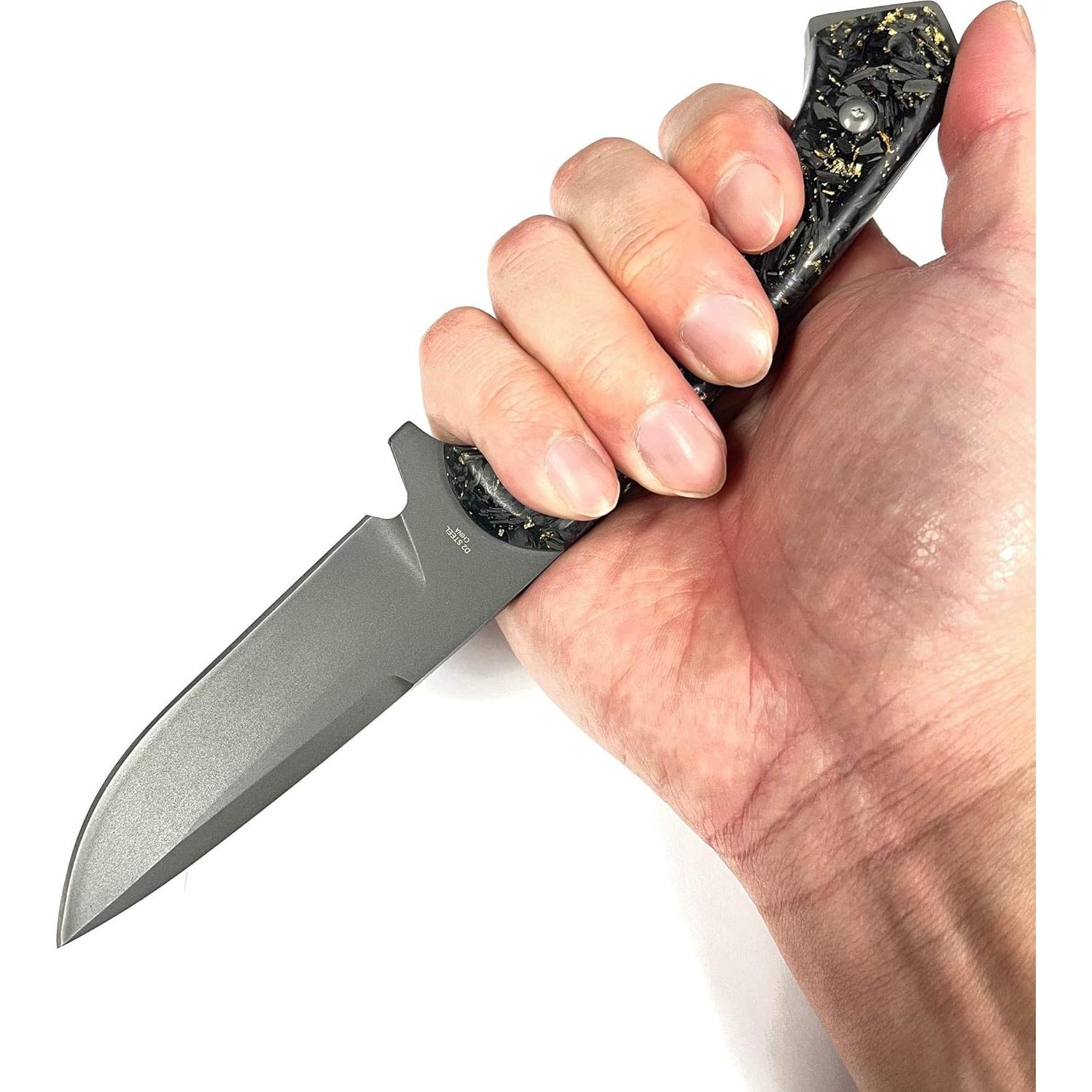 Cuchillo de Caza DEFCON TD007 Acero D2 10.16 cm con Funda Kydex