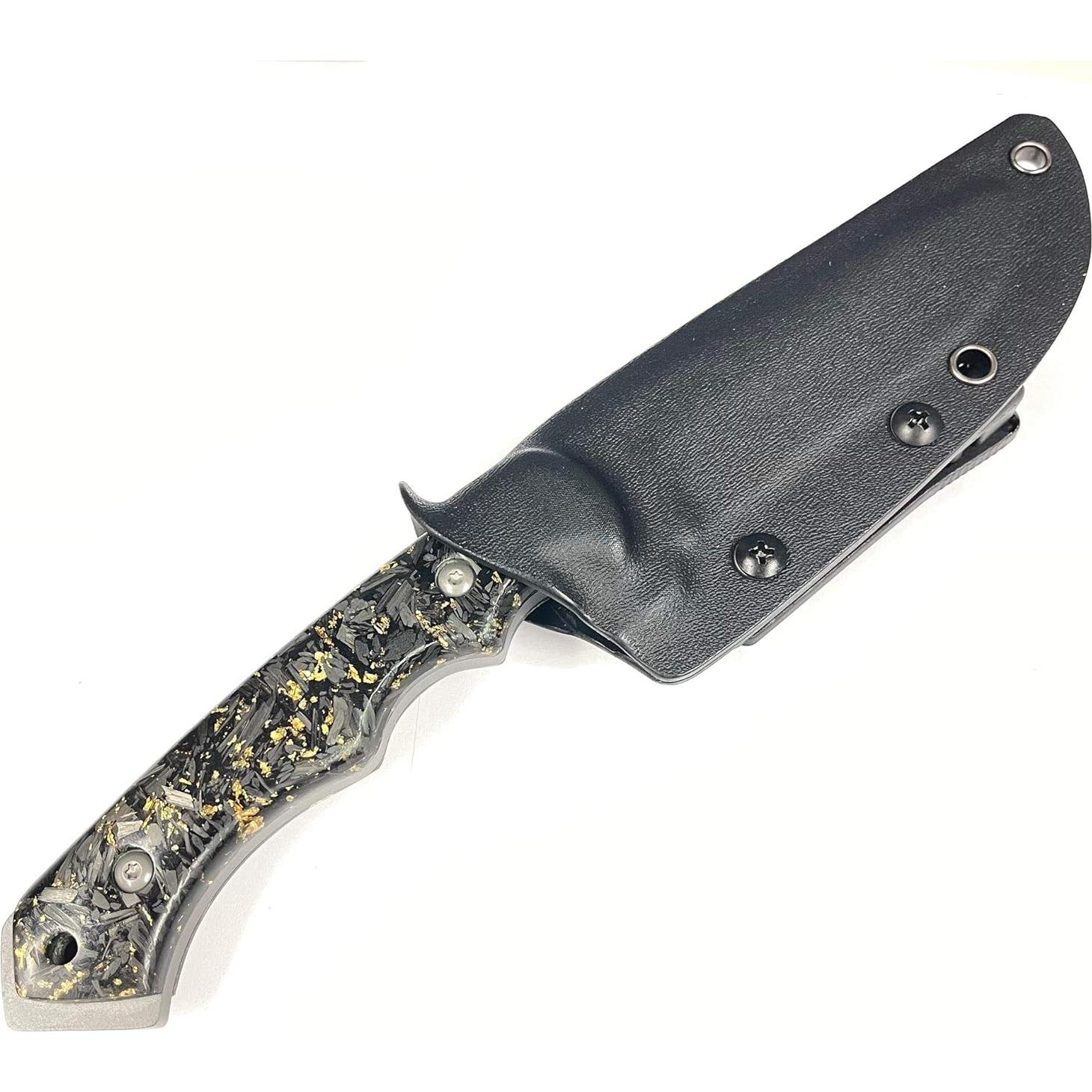 Cuchillo de Caza DEFCON TD007 Acero D2 10.16 cm con Funda Kydex