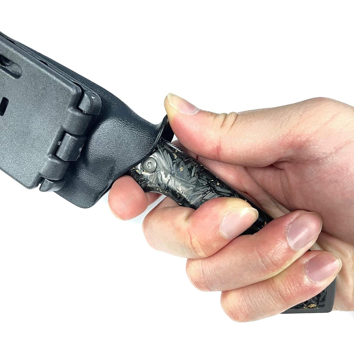 Cuchillo de Caza DEFCON TD007 Acero D2 10.16 cm con Funda Kydex