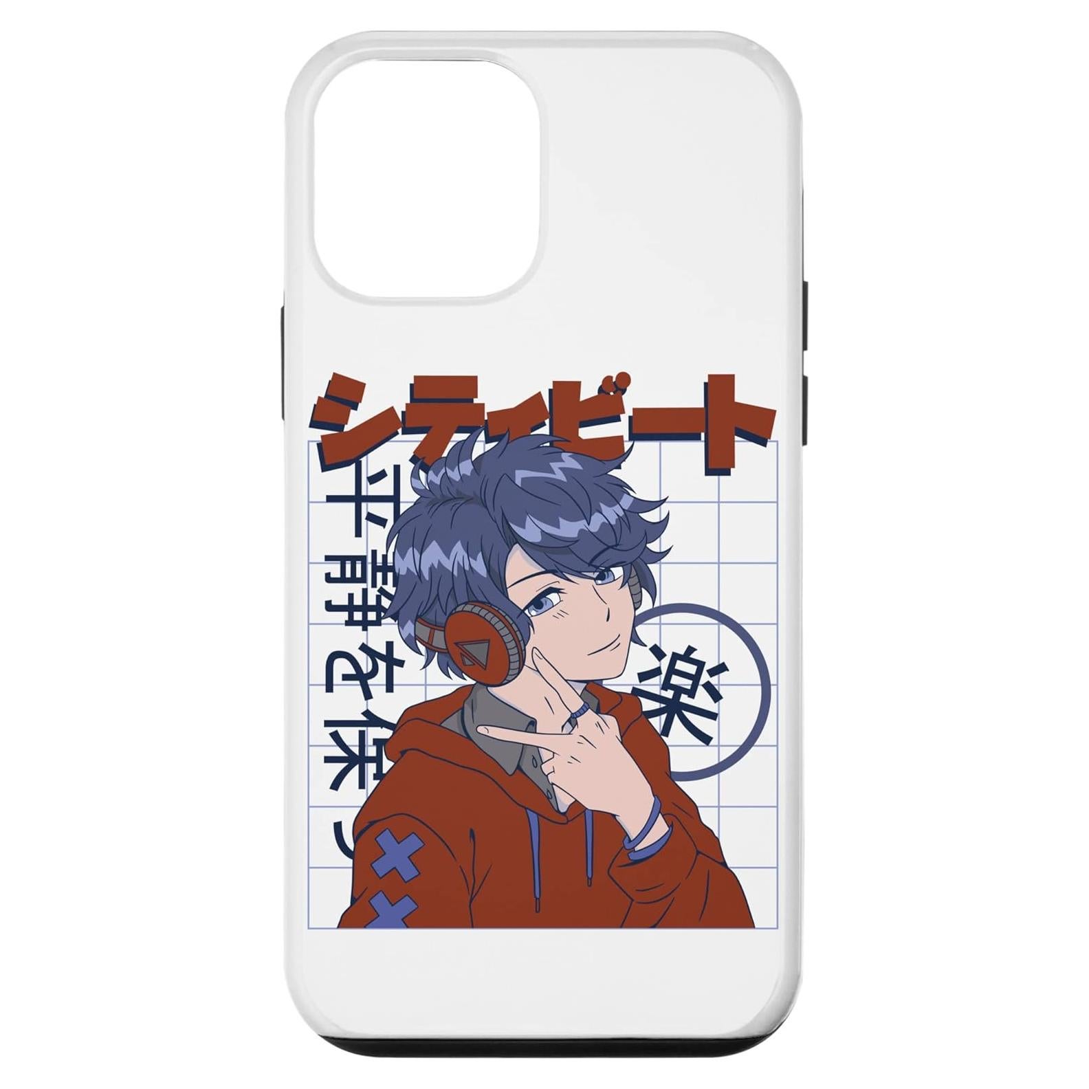 Funda protectora para iPhone 12 Mini Anime Japonés