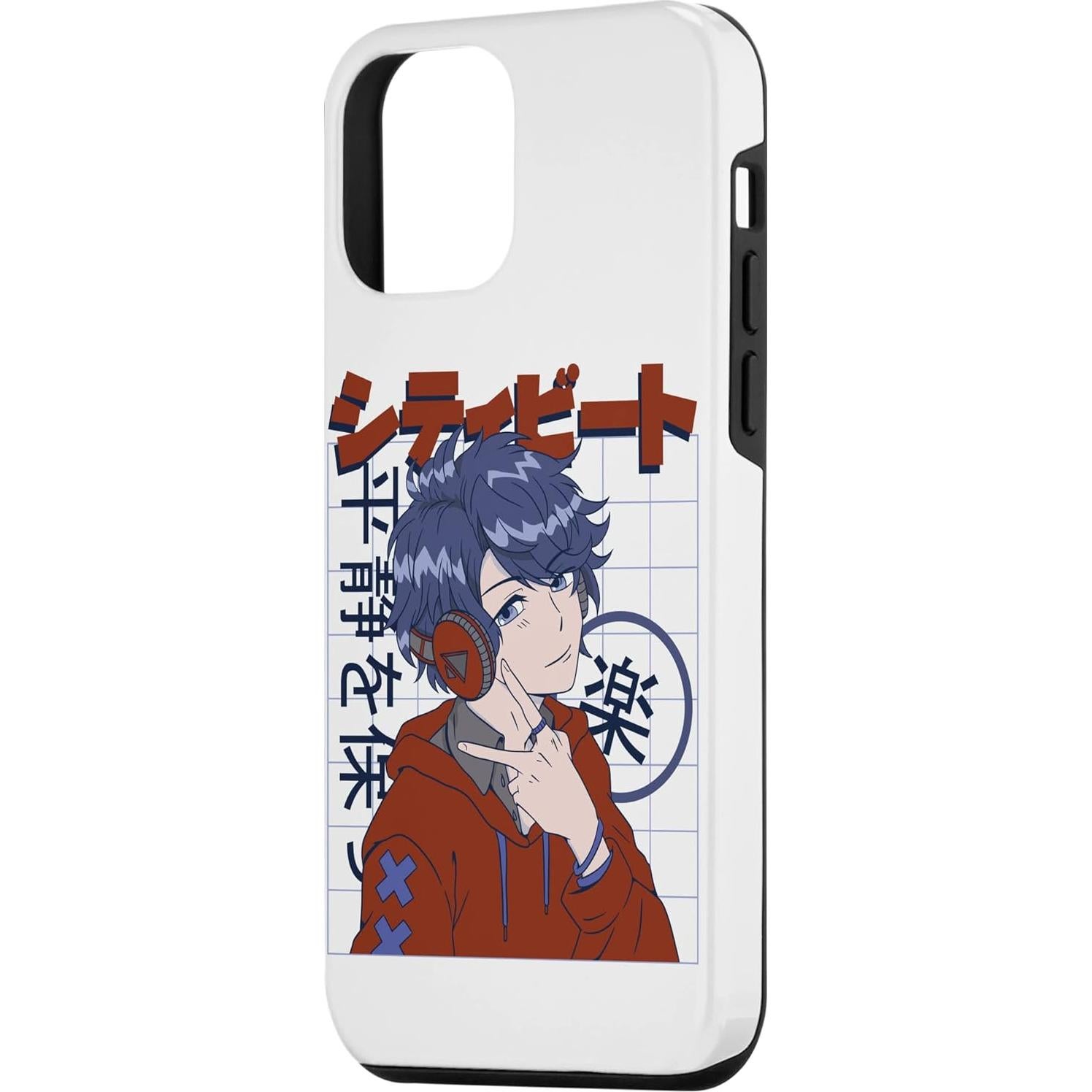 Funda protectora para iPhone 12 Mini Anime Japonés